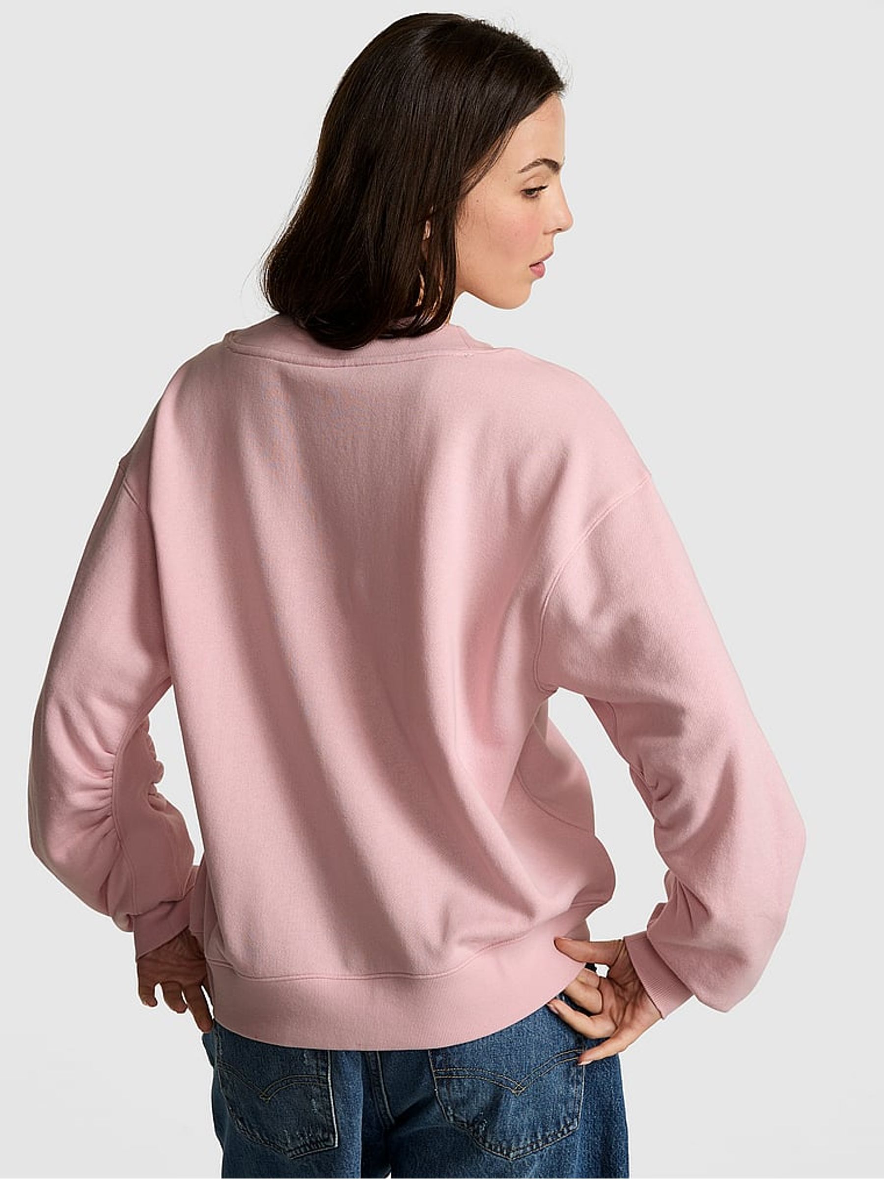 Dollhouse Pink Fleece Sweatshirt - Image 2 of 2