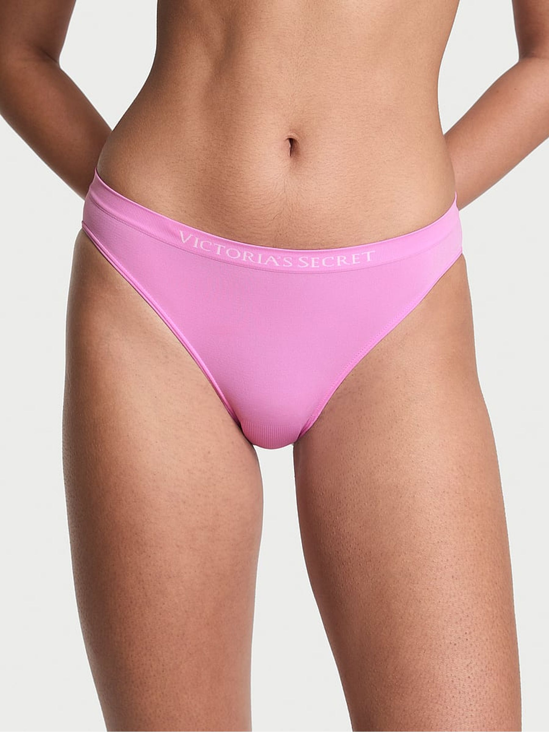 Lilac Shimmer Purple Bikini Knickers - Image 1 of 2