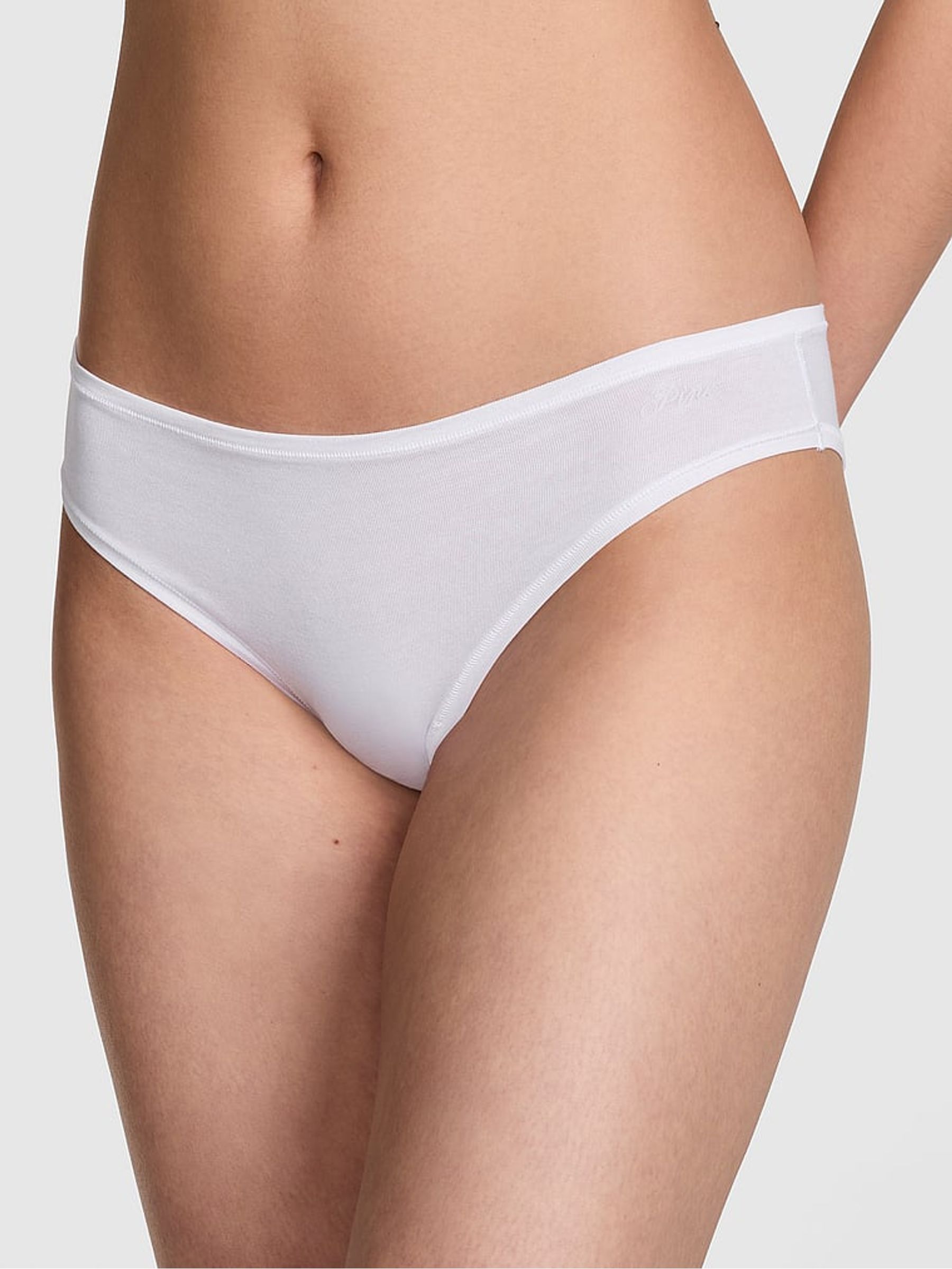 White Cheeky Cotton Knickers - Image 1 of 3