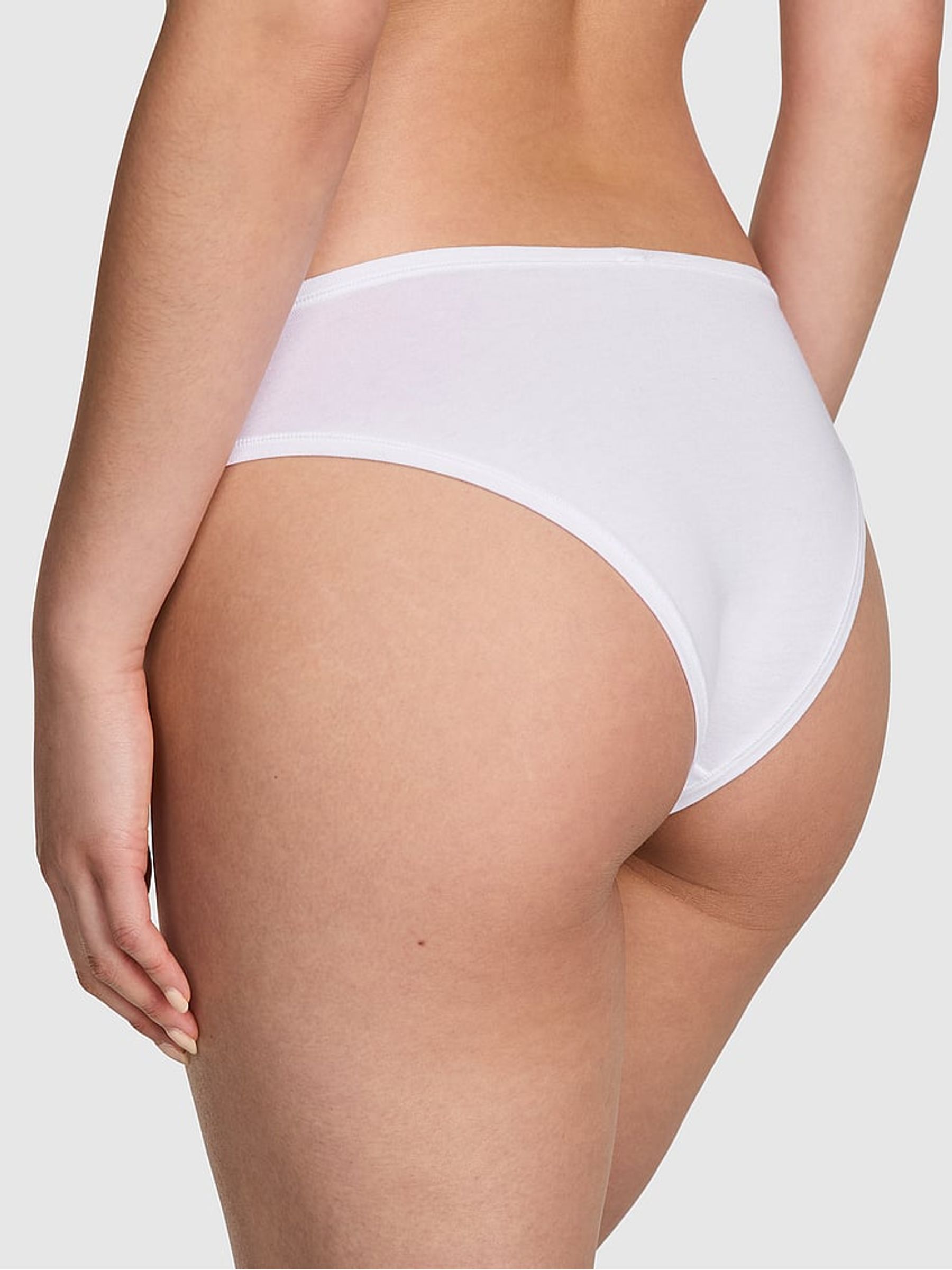 White Cheeky Cotton Knickers - Image 2 of 3