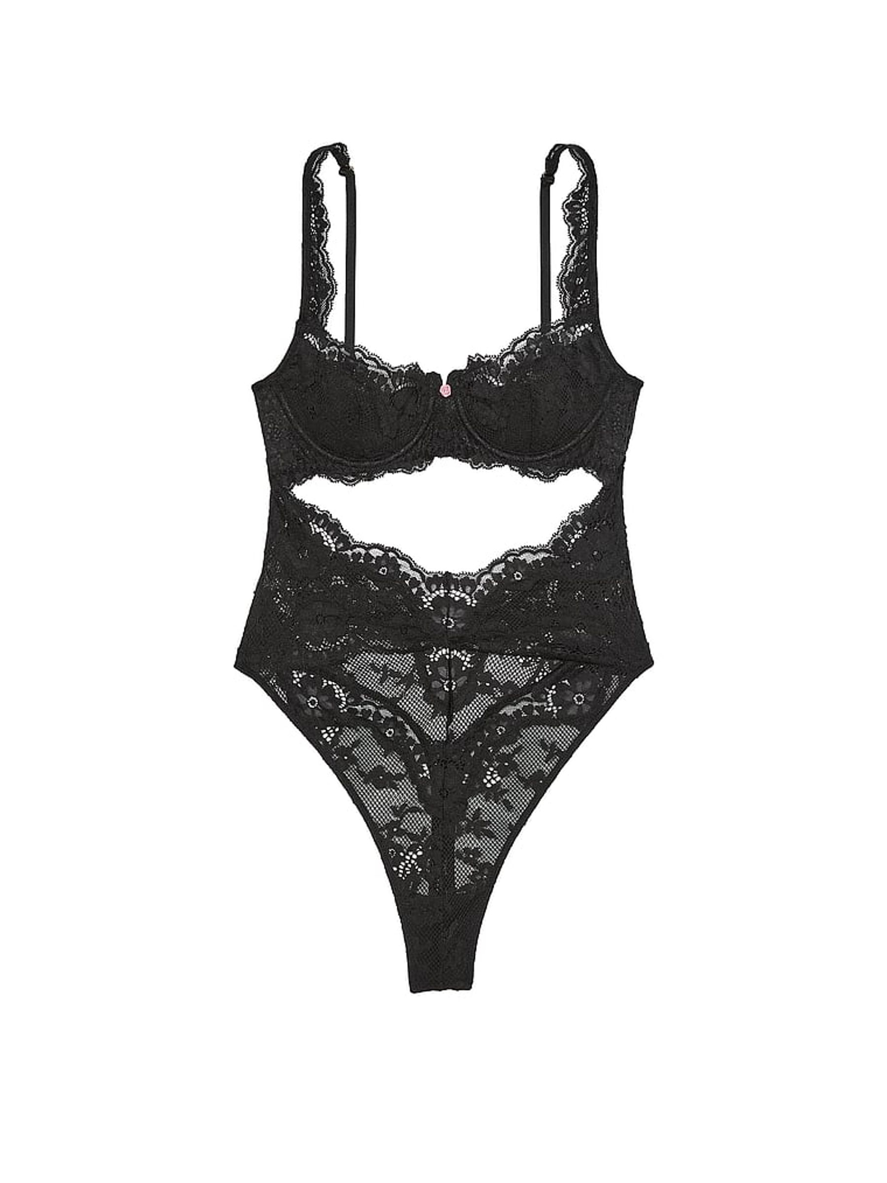 Black Lace Bodysuit - Image 3 of 3 Black Lace Bodysuit - Image 3 of 3