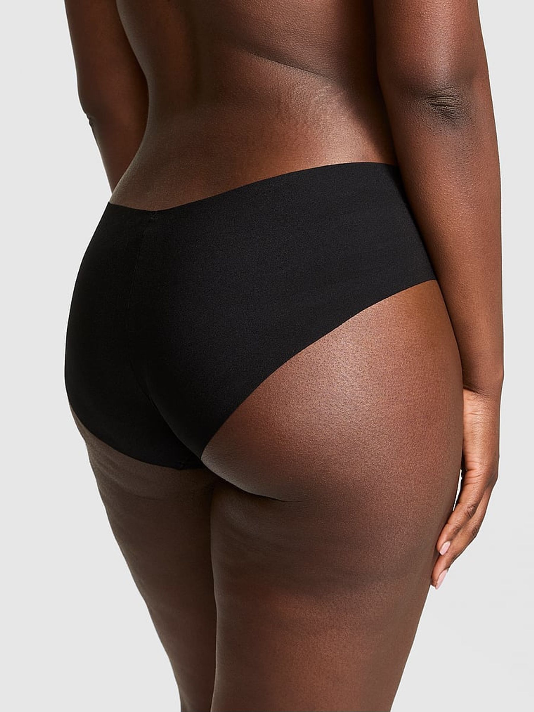Black Glow In The Dark Ghost Hipster No Show Knickers - Image 2 of 3
