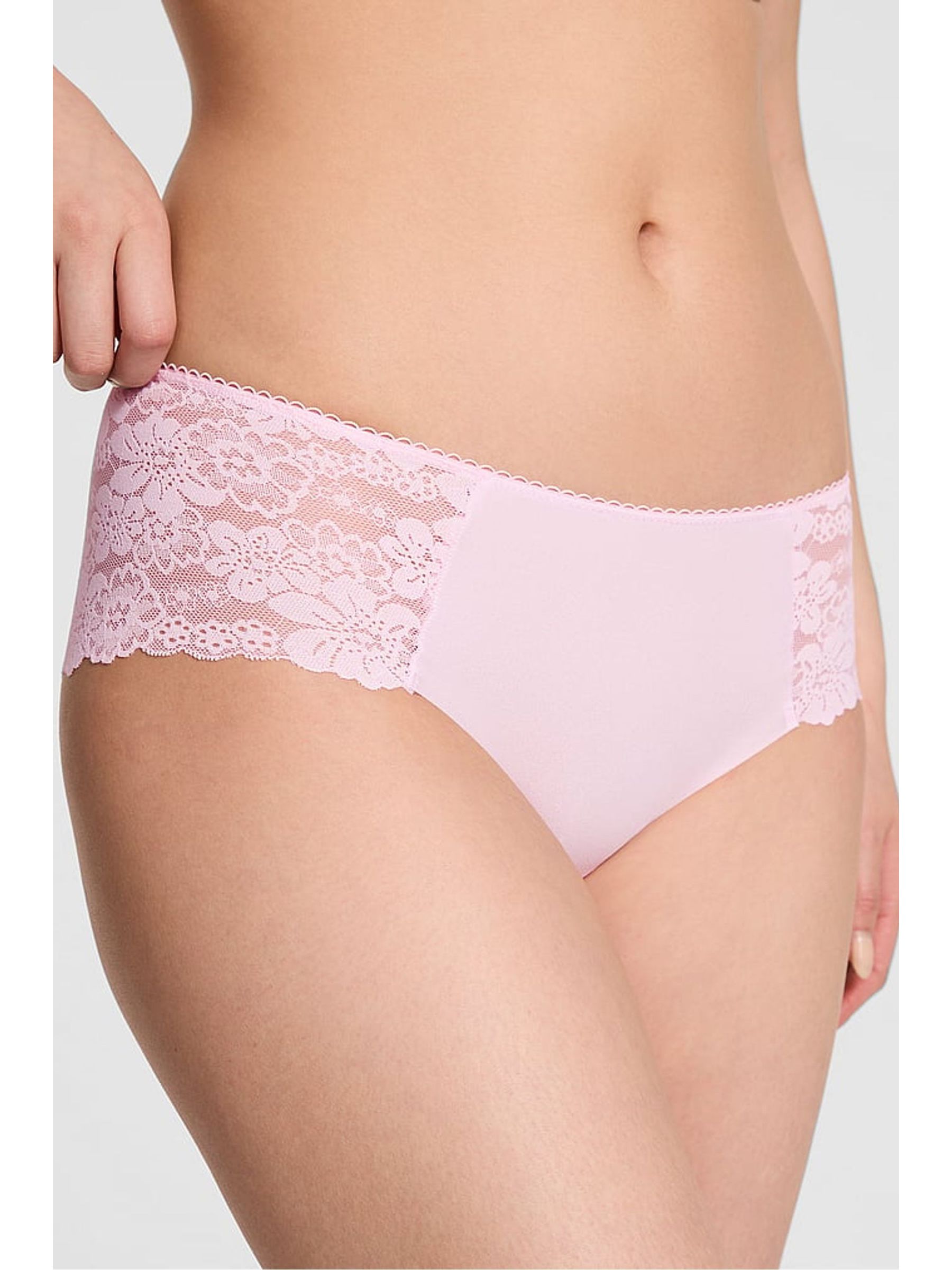Pink Tulip Cheeky No Show Lace Trim Knickers - Image 1 of 2