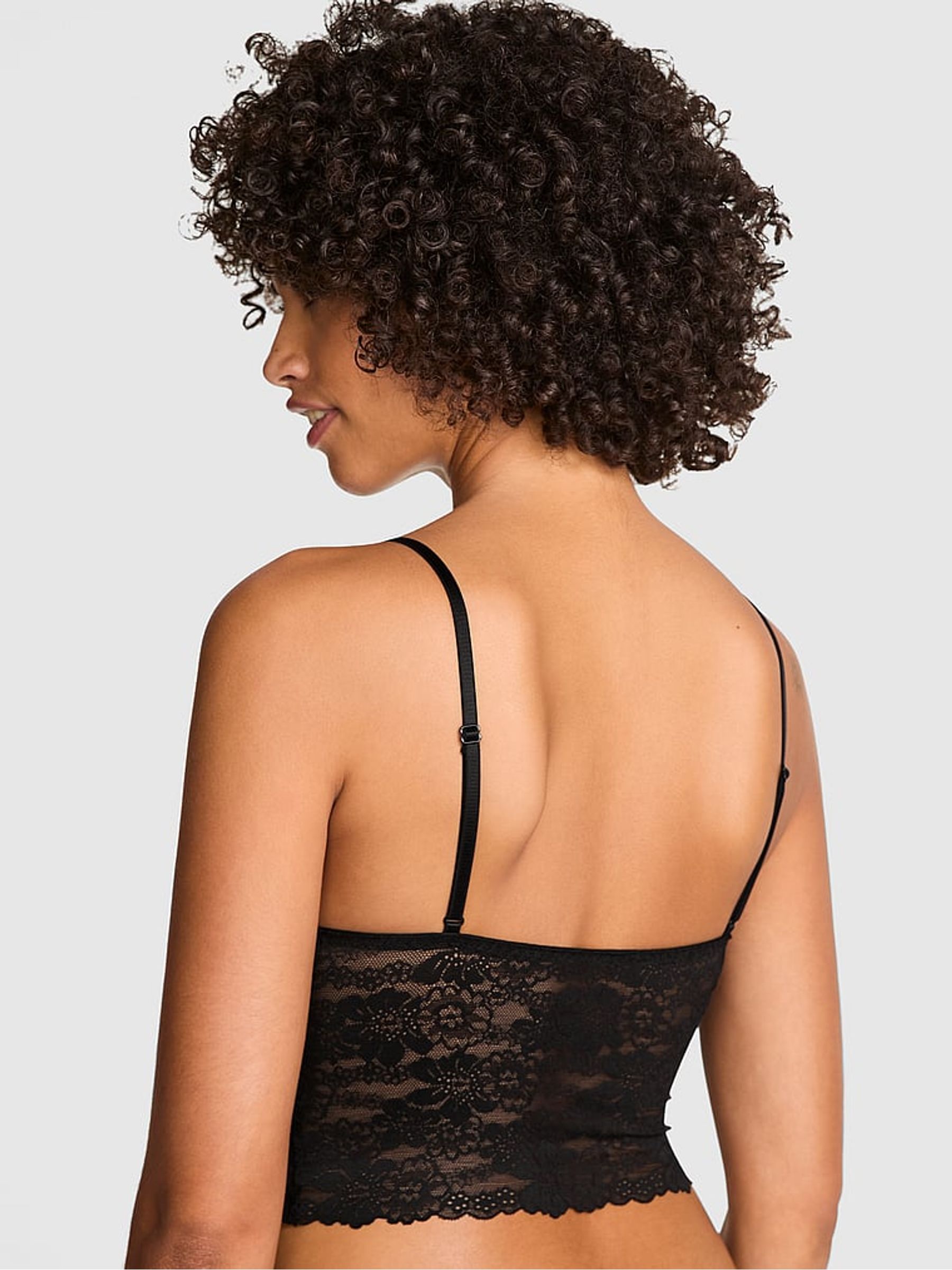 Black Bralette Bra Top - Image 2 of 2