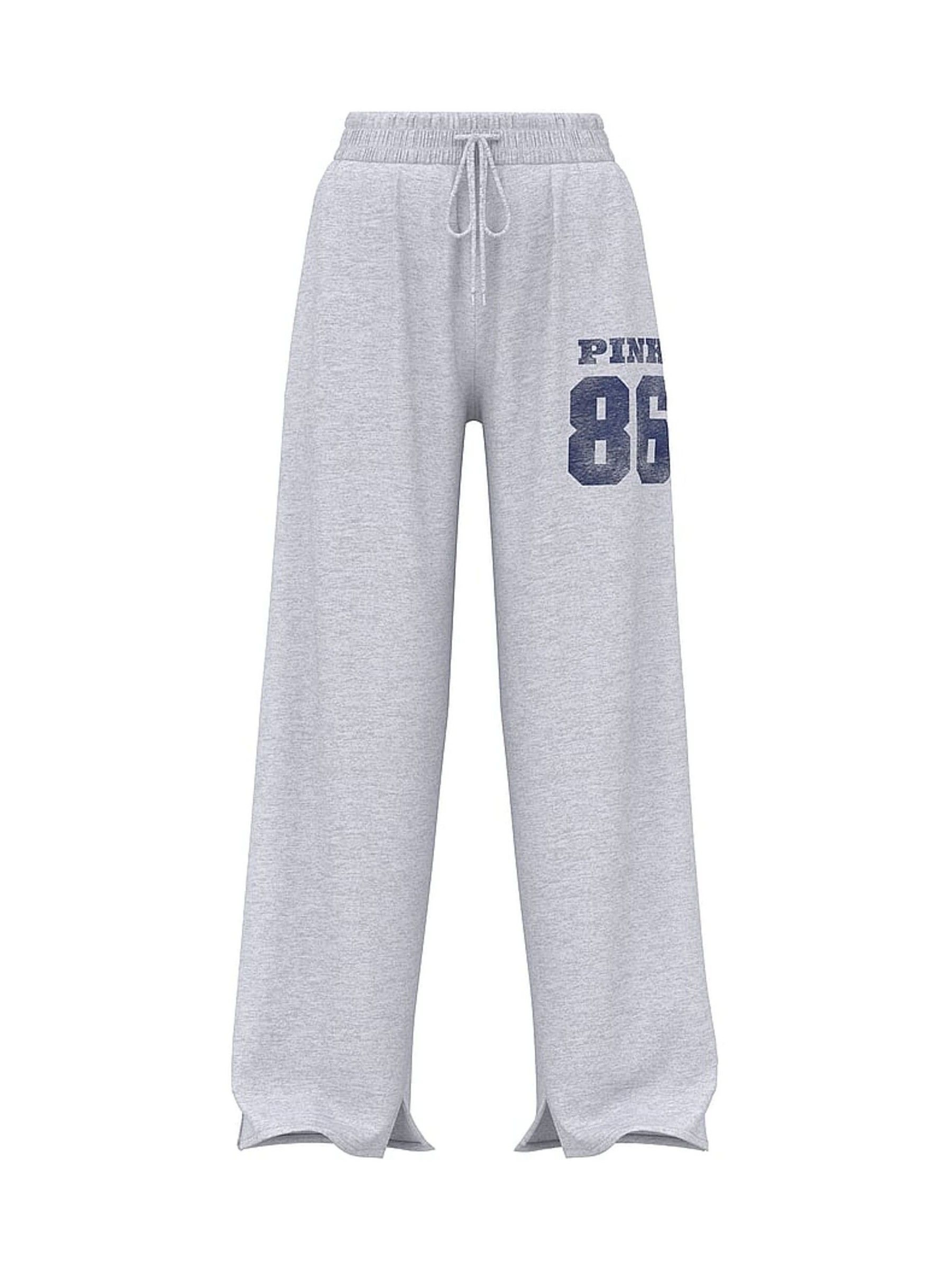 Medium Heather Grey Fleece Joggers - Image 4 of 4