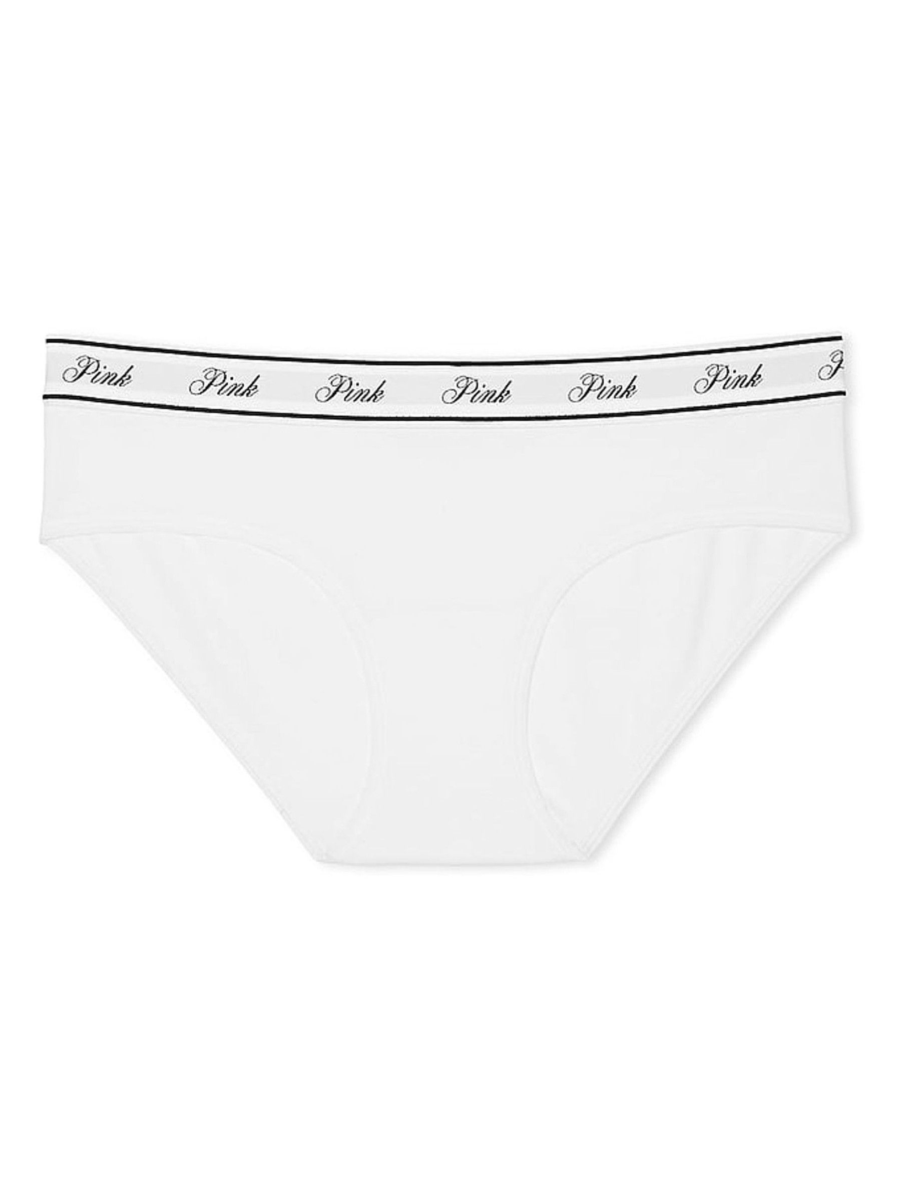 White Hipster Cotton Logo Knickers - Image 3 of 3