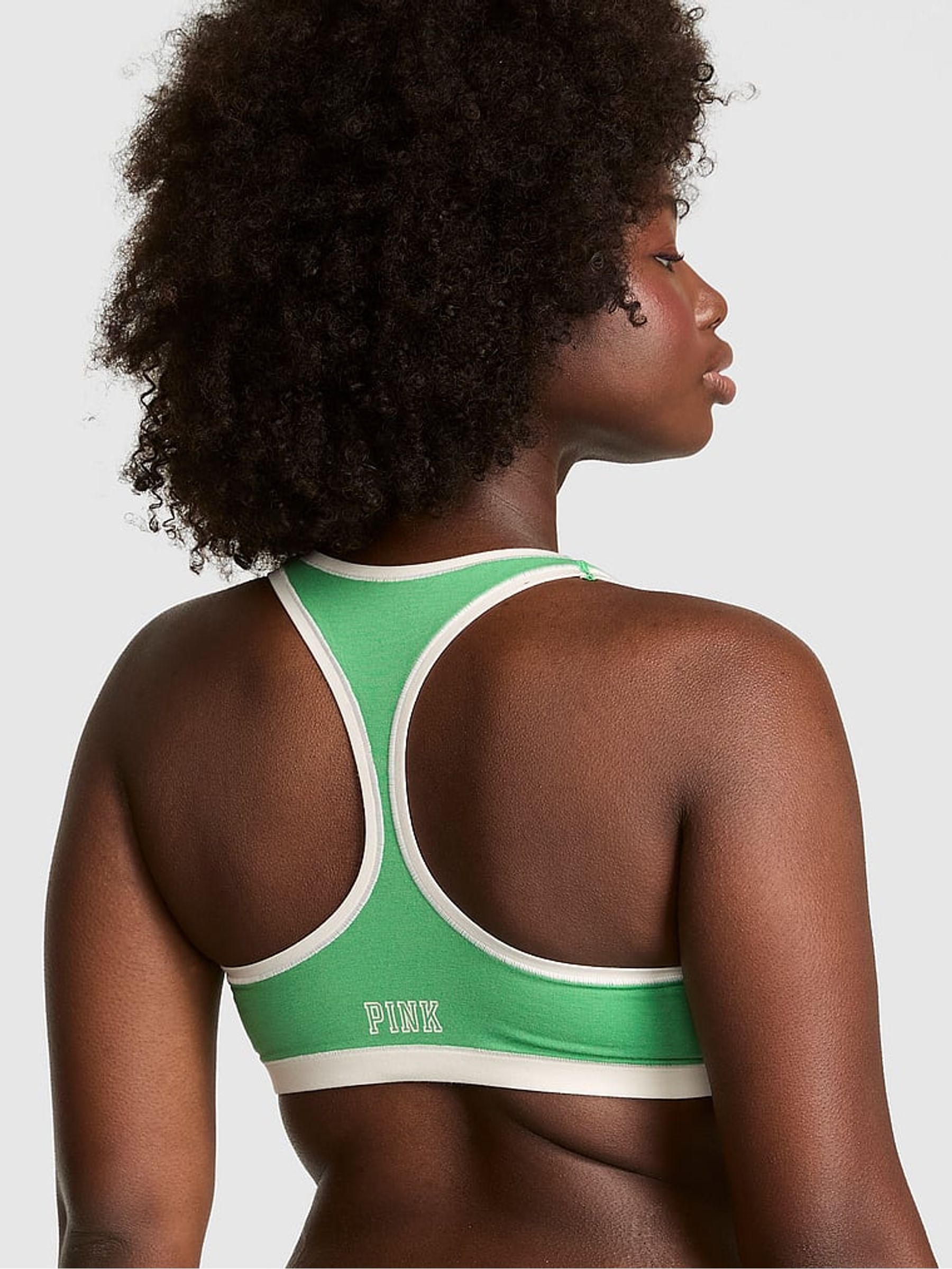 Wild Green Bralette Cotton Bralette - Image 2 of 4