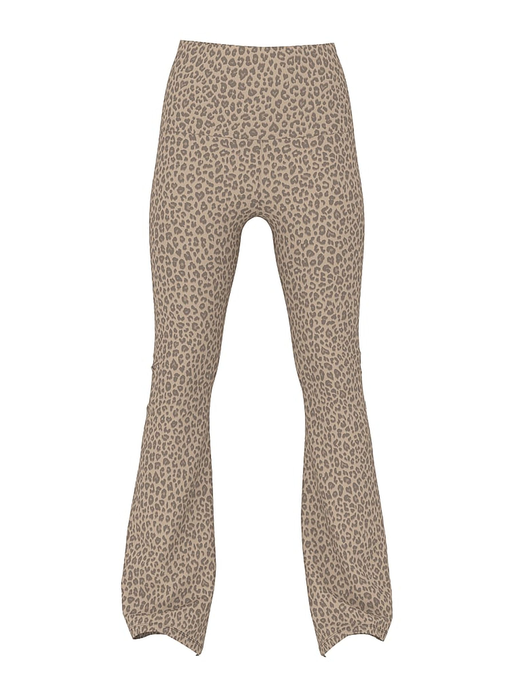 Brown Leopard Foldover Leggings - Image 1 of 1