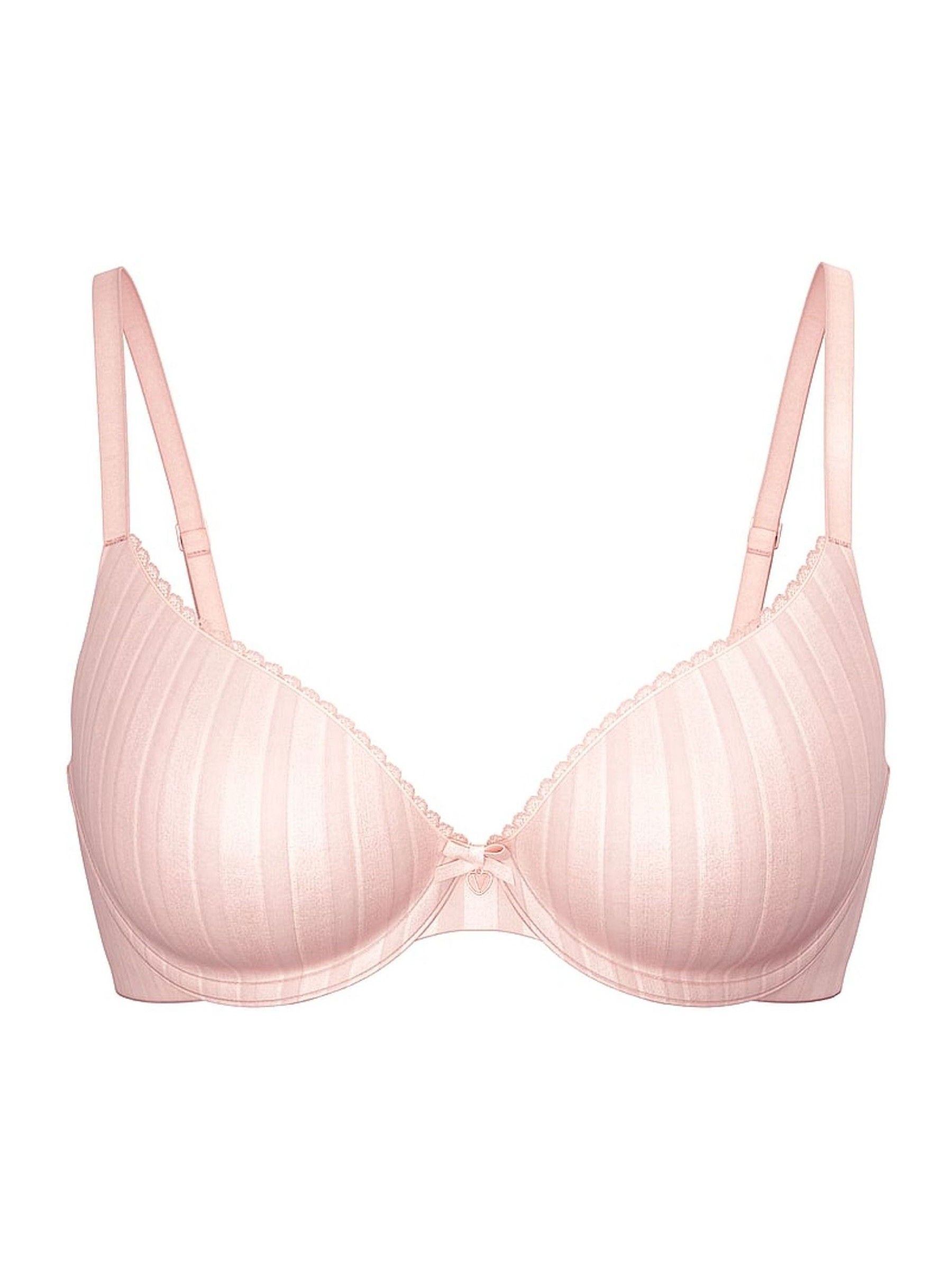 Purest Pink Stripe Lightly Lined Full Cup Bra - Image 3 of 3