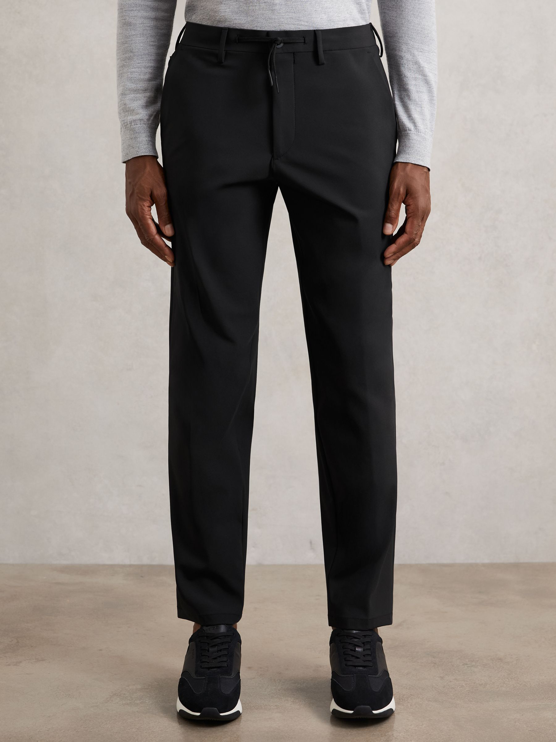 Παντελόνια Technical Ελαστικό Relaxed σε Μαύρο χρώμα - Εικόνα 3 από 6