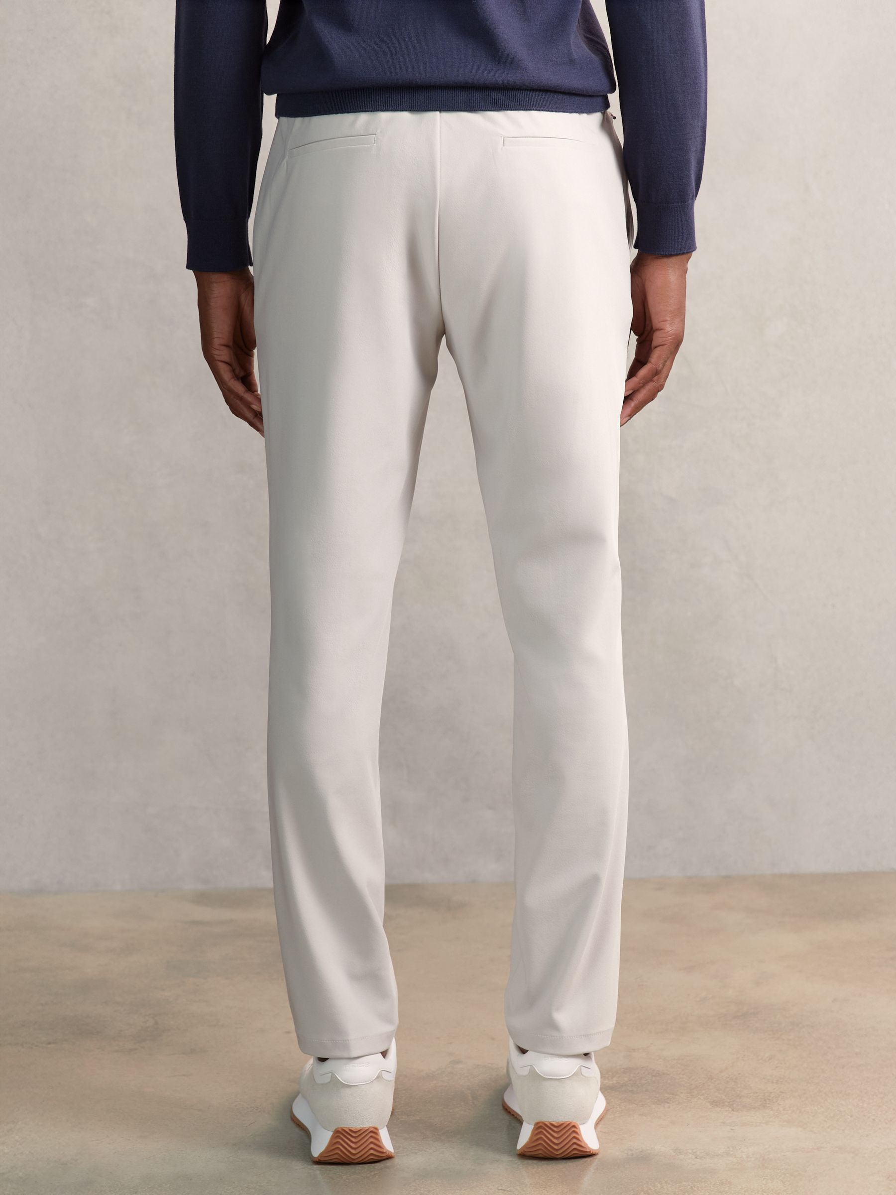 Technical Stretch Relaxed Trousers in Ice Blue - Image 5 of 6