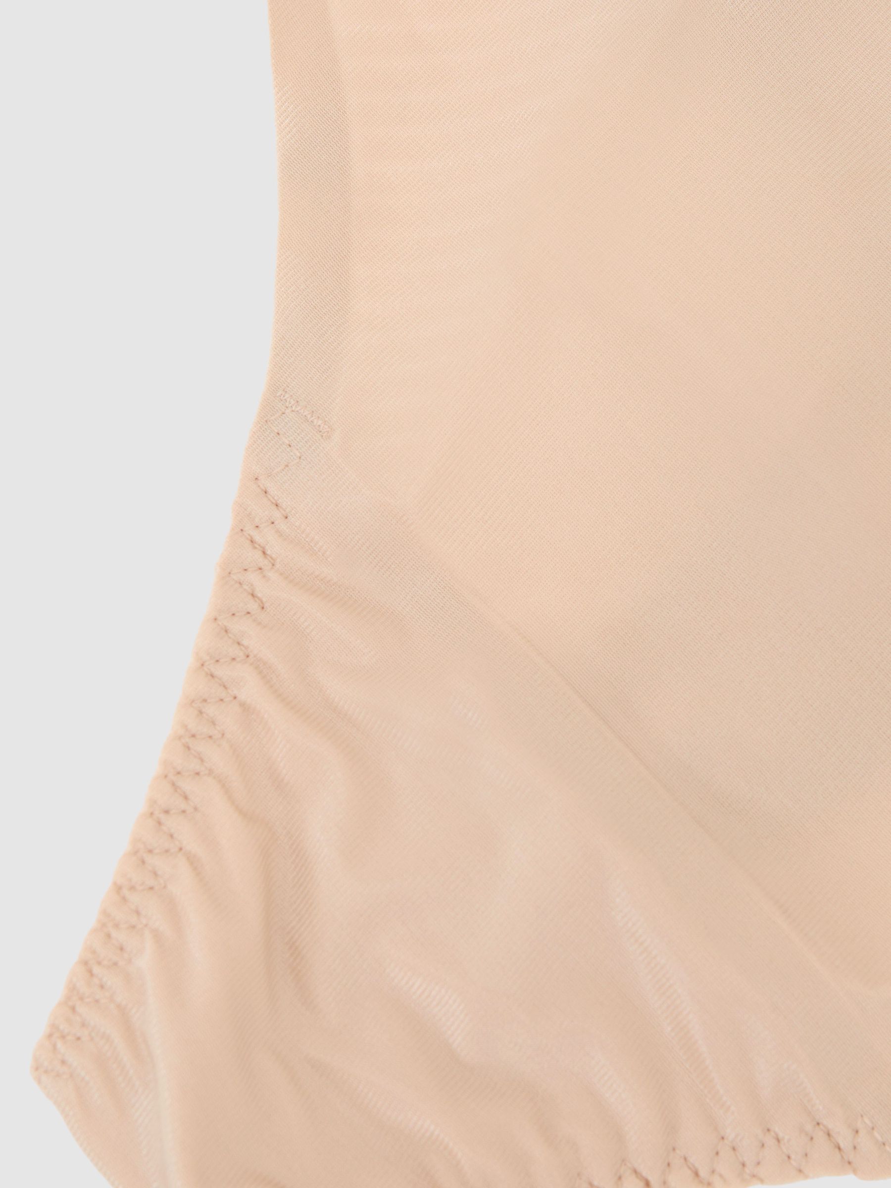 High Waisted Thong in Champagne Beige - image 2