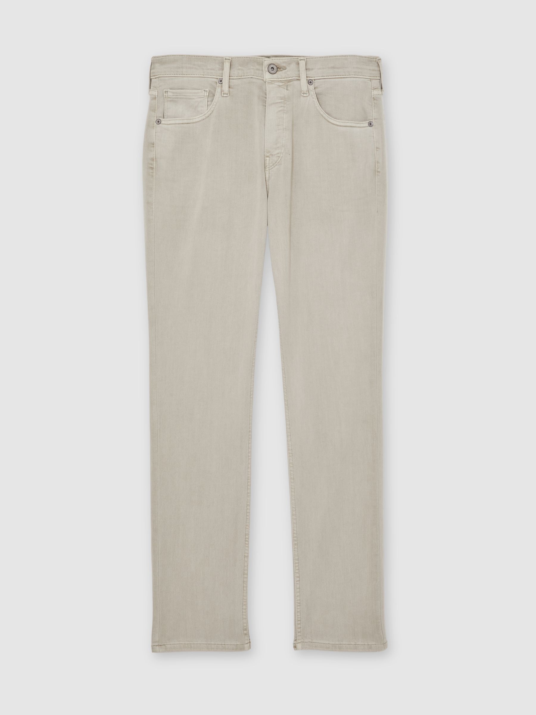 Paige Federal Jeans in Light Grey - Image 2 of 5