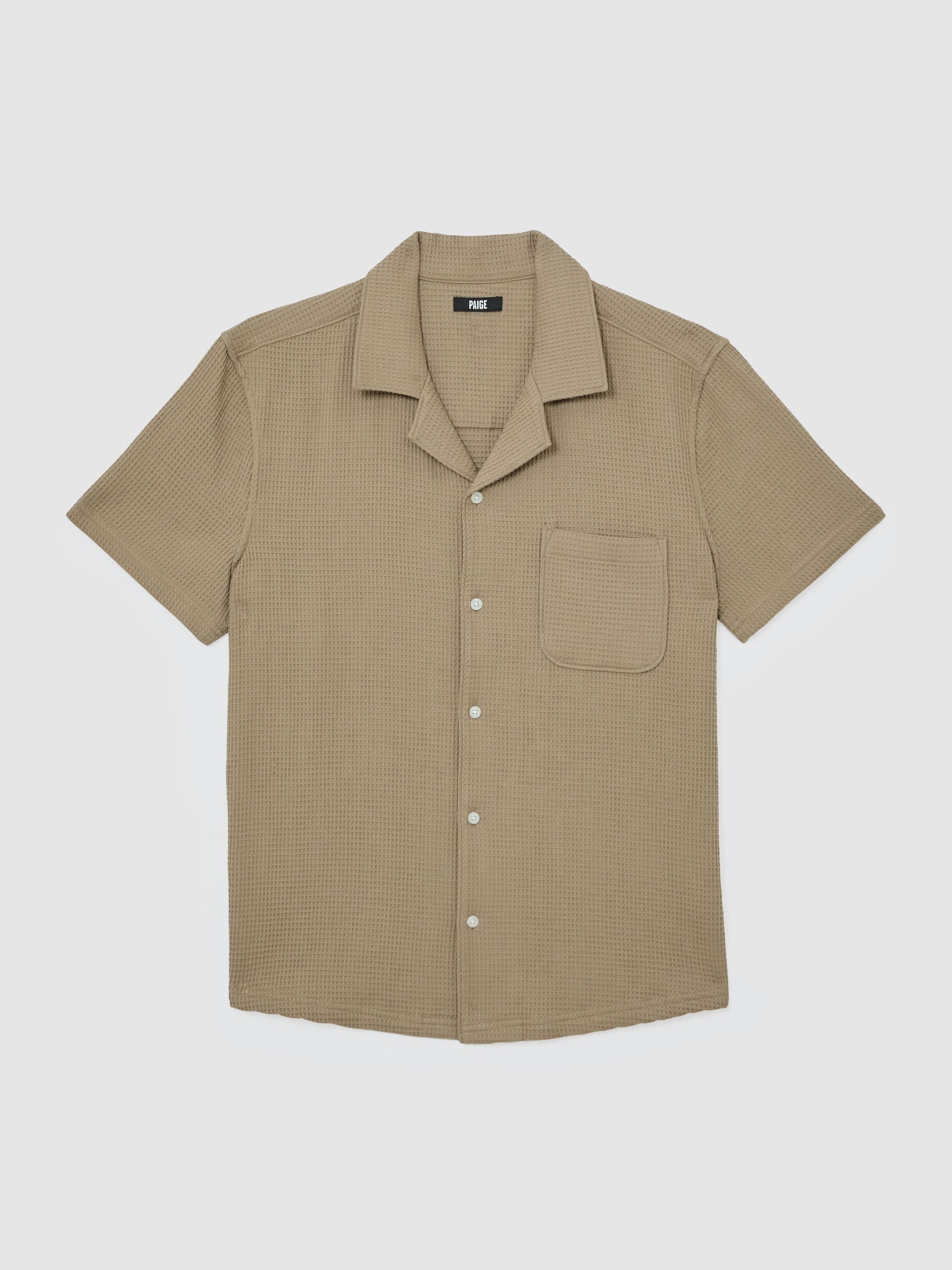 Paige Agoura Shirt in Light Brown - Image 2 of 5
