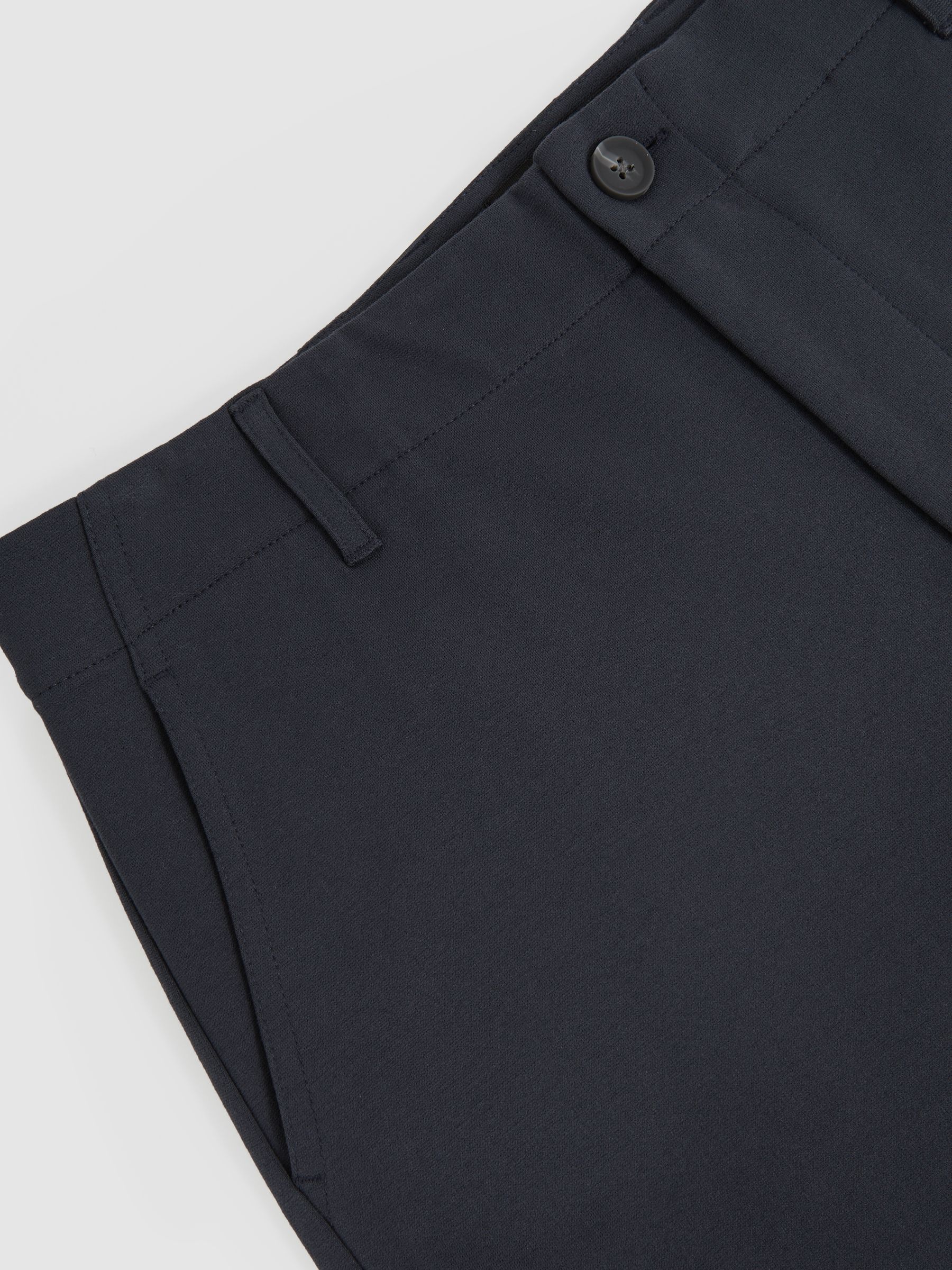 Paige Slim-Fit Stretch Shorts in Moon Shadow Blue - Image 6 of 6