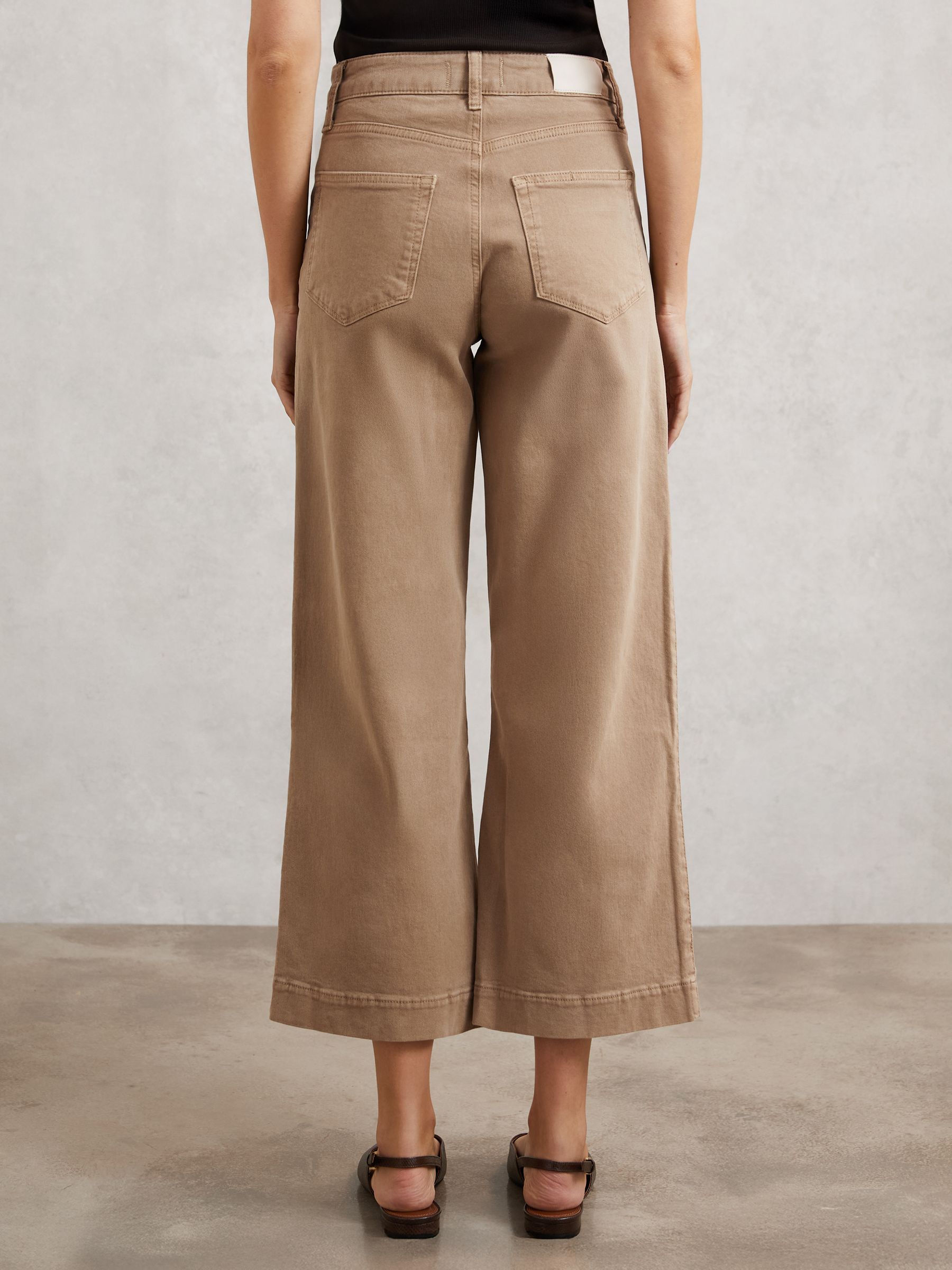 Paige Anessa Curved Jeans in Light Brown - Image 4 of 5