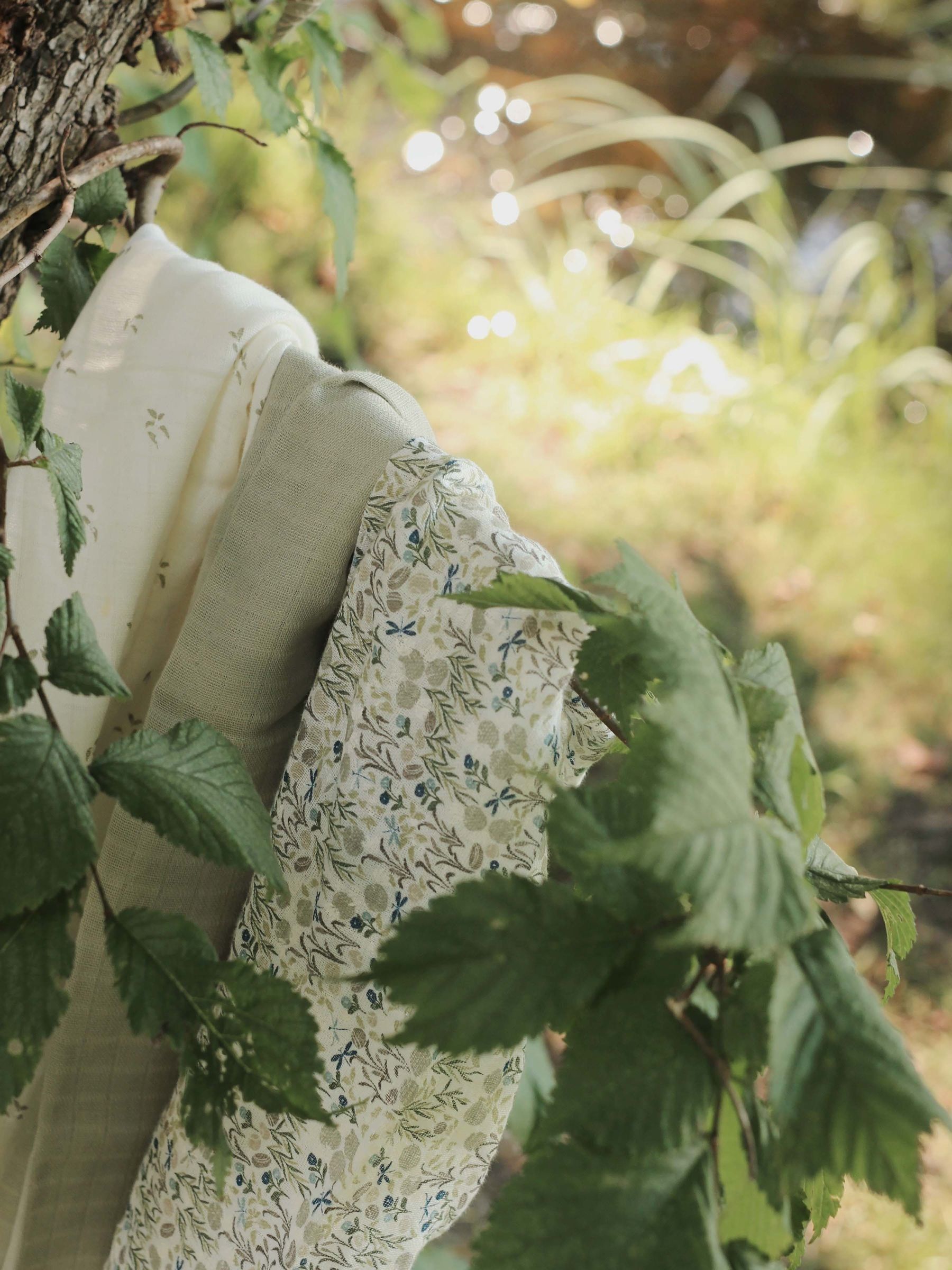 Set of 3 Riverbank Muslin Squares - Image 1 of 5 Set of 3 Riverbank Muslin Squares - Image 1 of 5