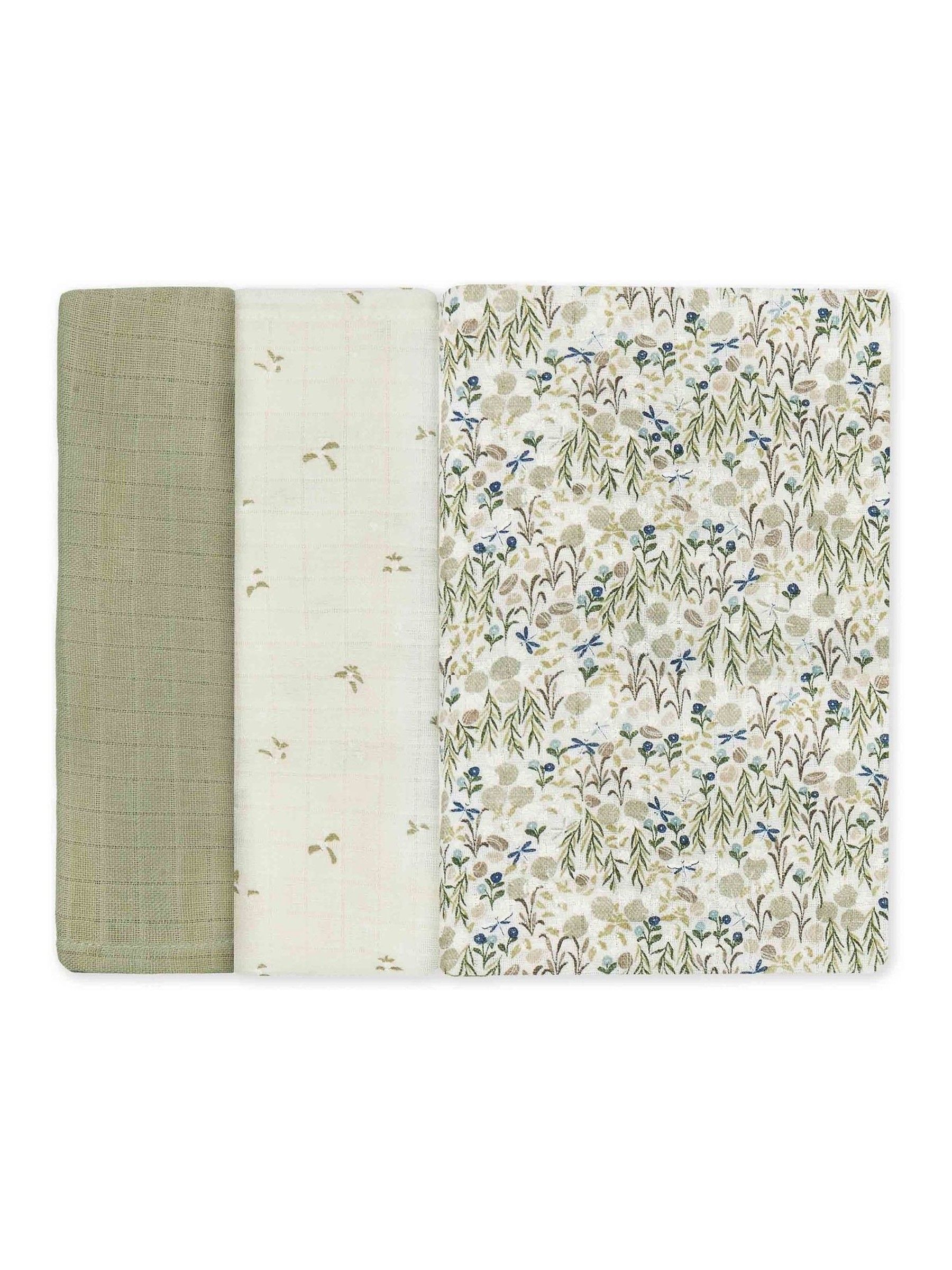 Set of 3 Riverbank Muslin Squares - Image 5 of 5