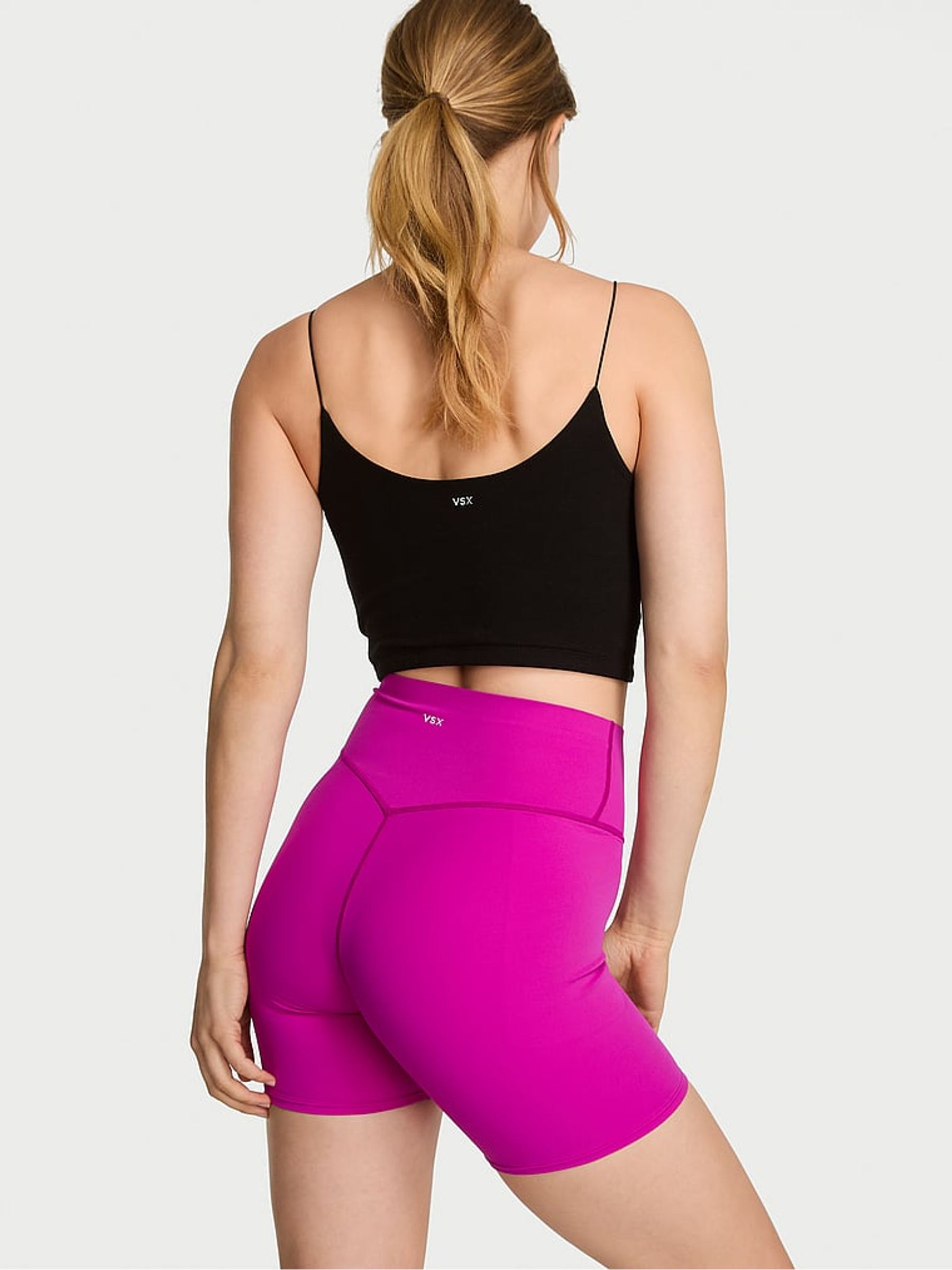 Berrylicious Purple Elevate™ High Rise Cycling Shorts - Image 2 of 4