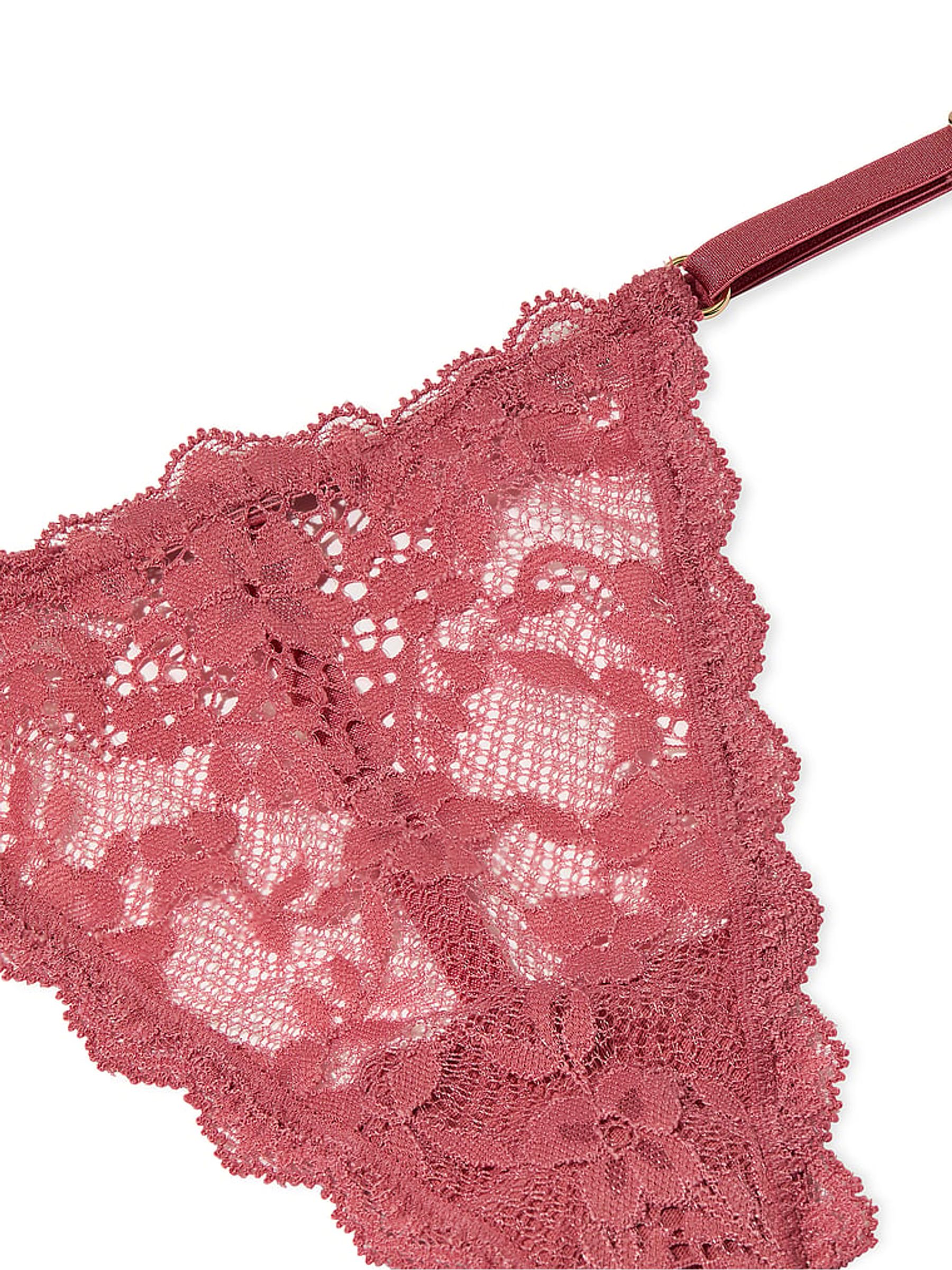 Seductive Rose Pink G String Lace Knickers - Image 4 of 4
