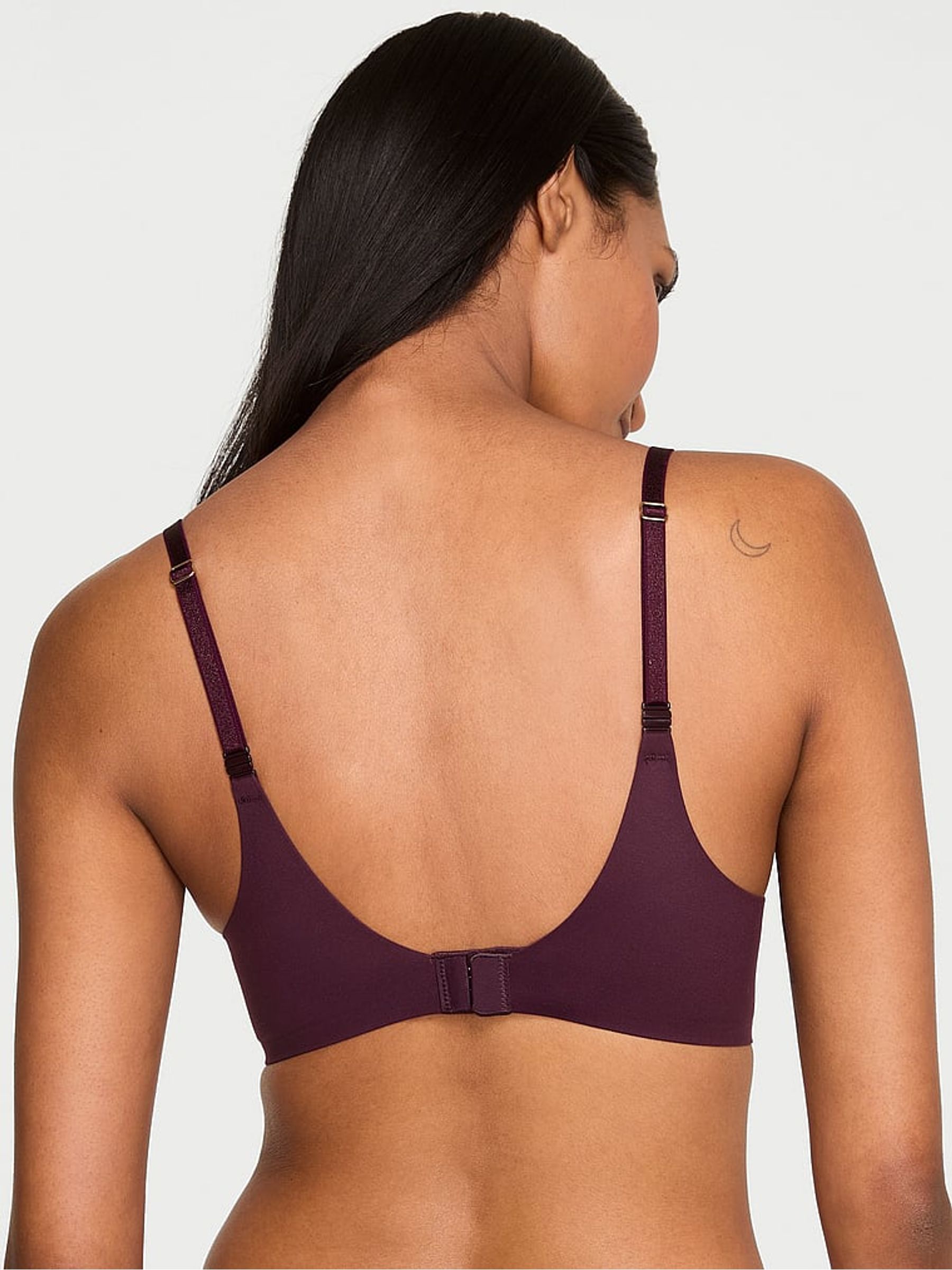 Winter Wine Red Non Wired Push Up Bra - Image 2 of 4