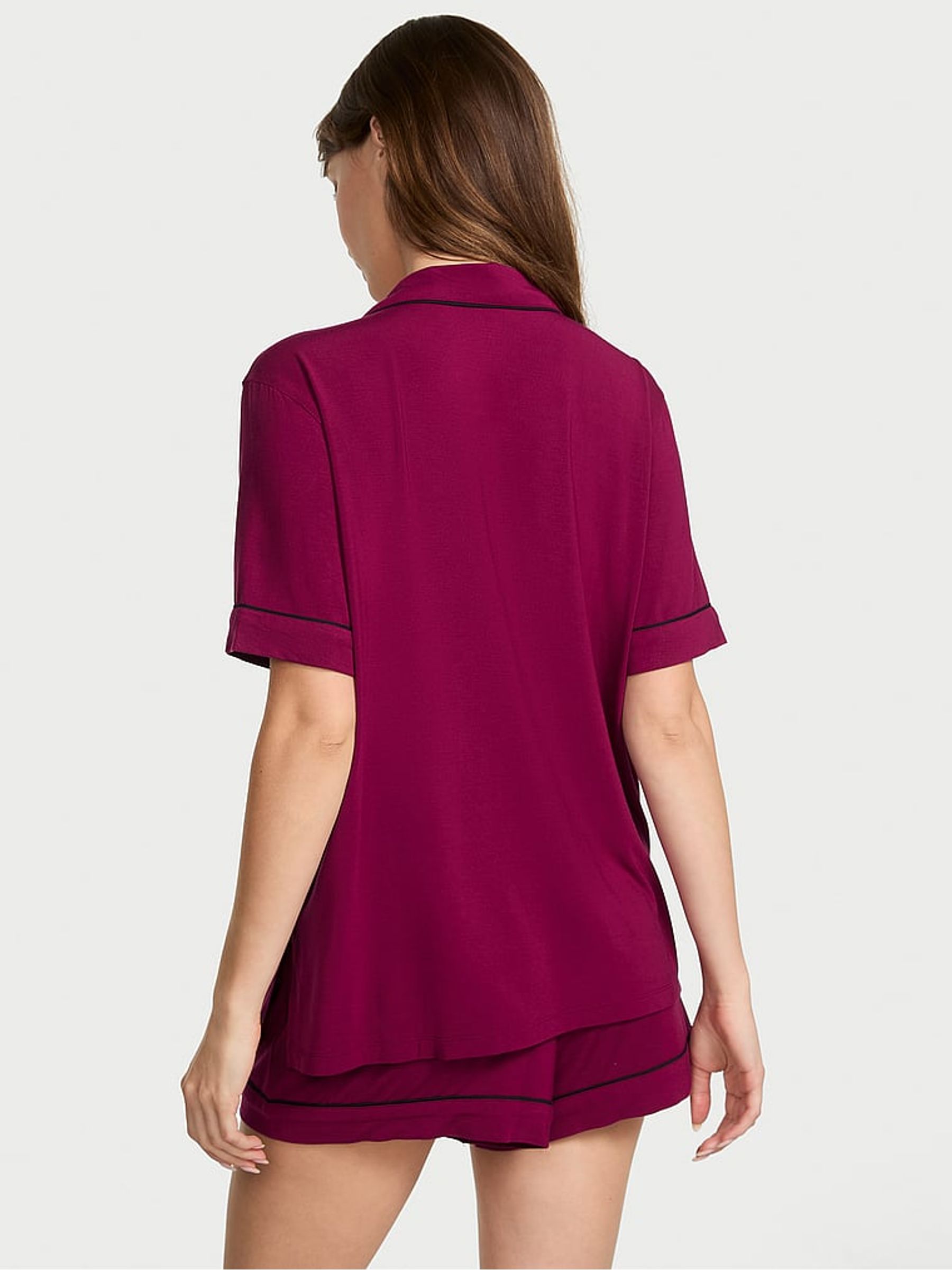 Fresh Jam Purple Modal Short Pyjamas Set - Image 2 of 3