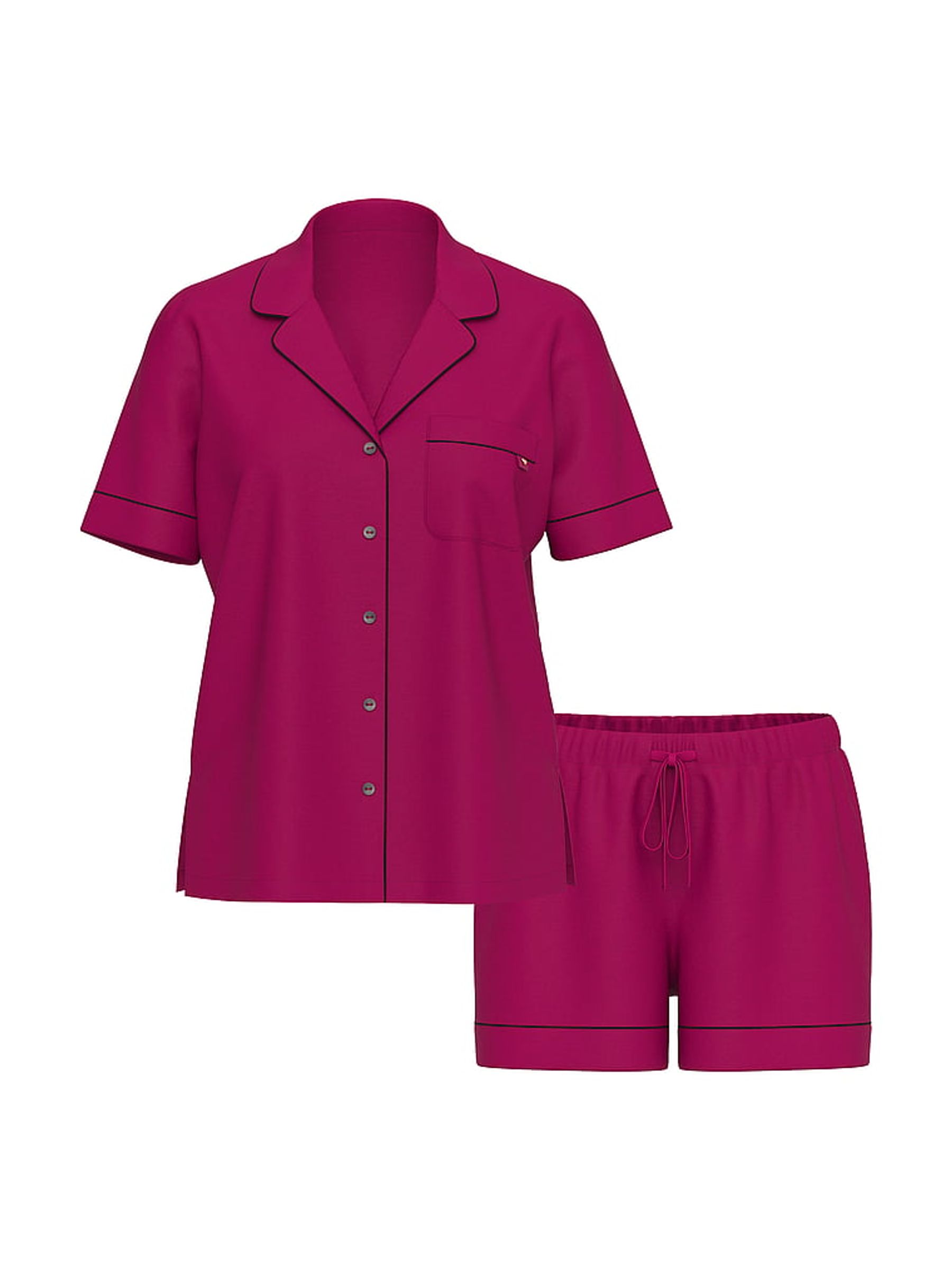 Fresh Jam Purple Modal Short Pyjamas Set - Image 3 of 3