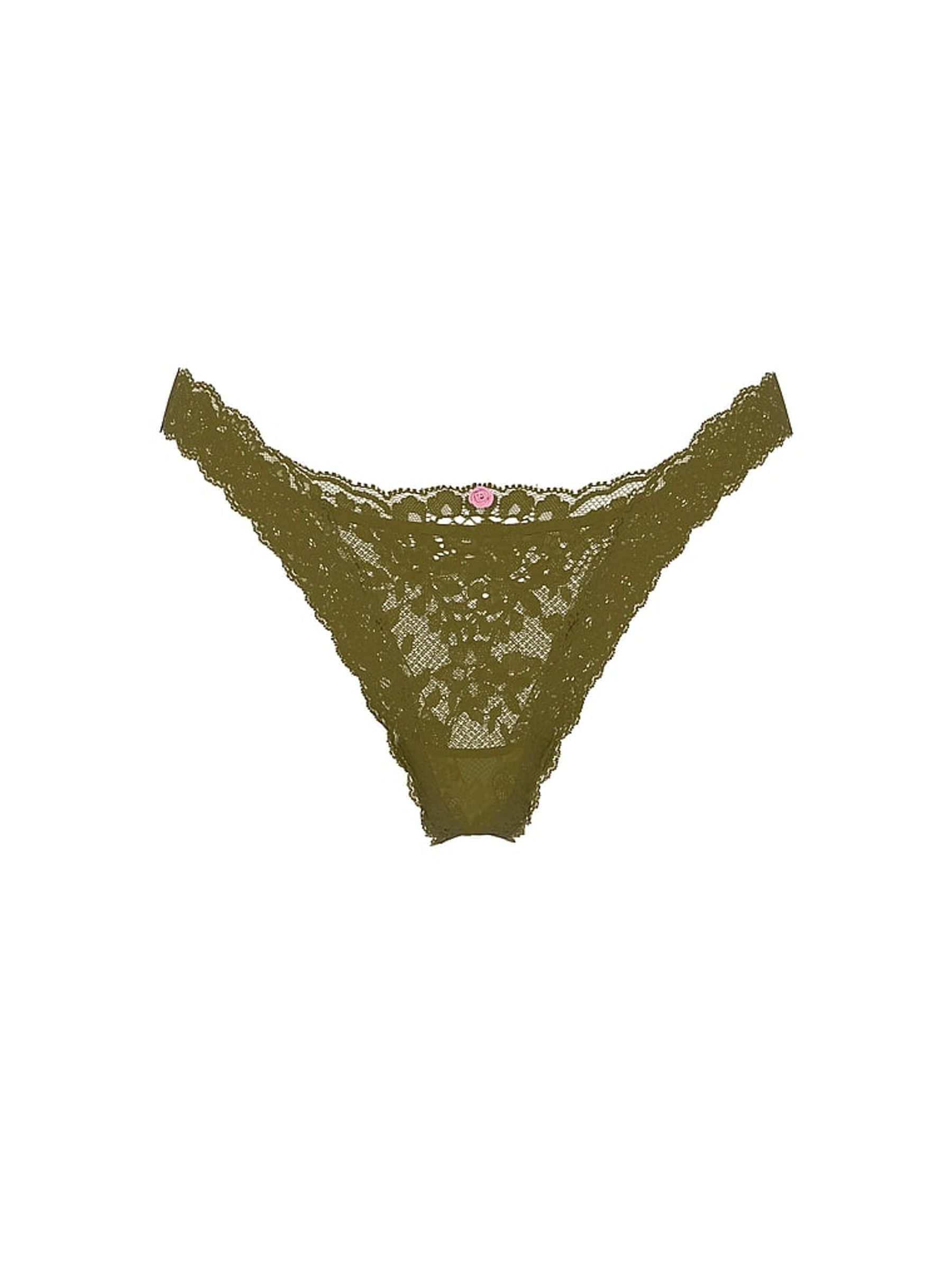 Green Chameleon Brazilian Lace Knickers - Image 4 of 4