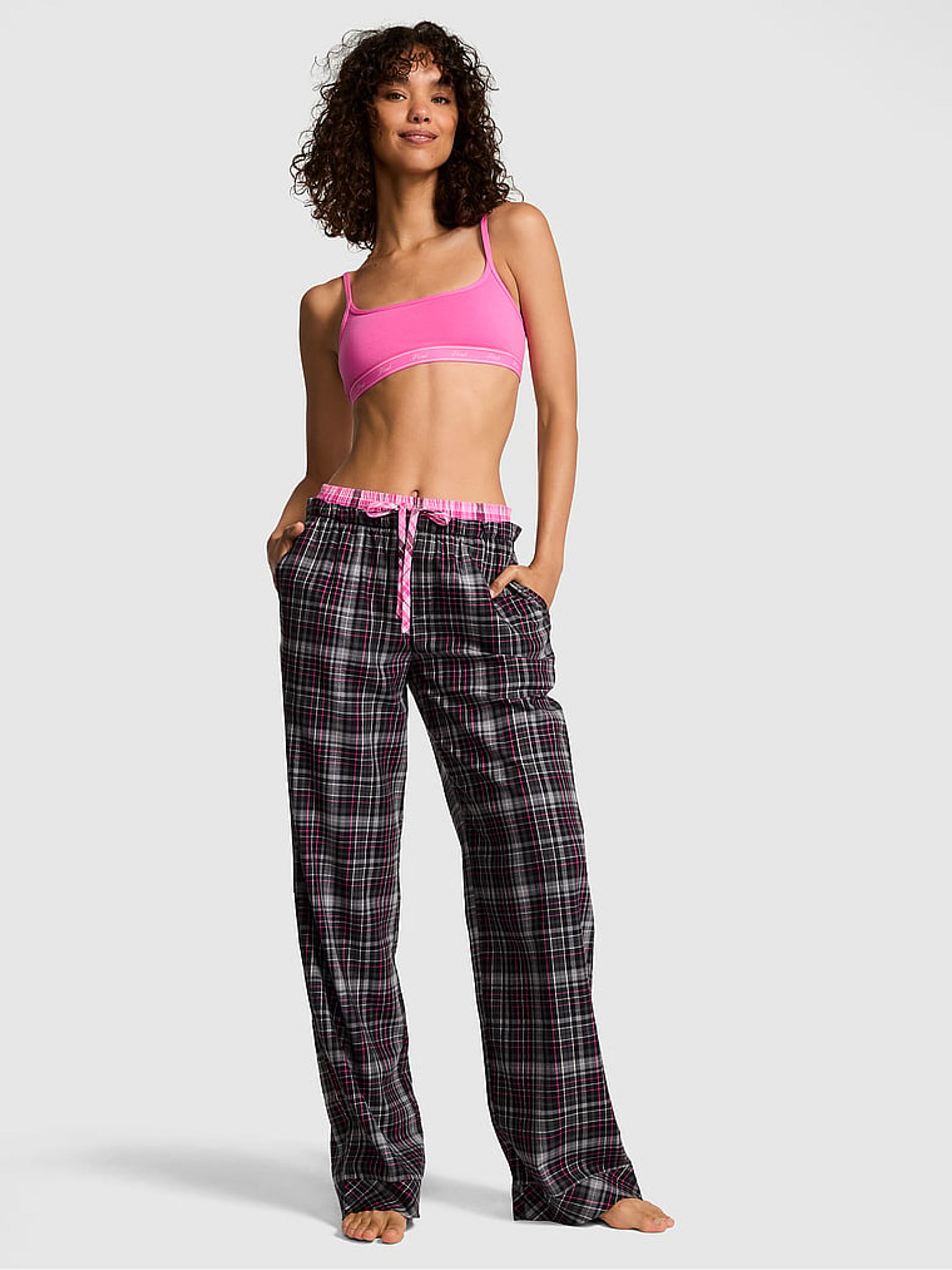 Black Boyfriend Pyjama Bottoms - Image 1 of 3