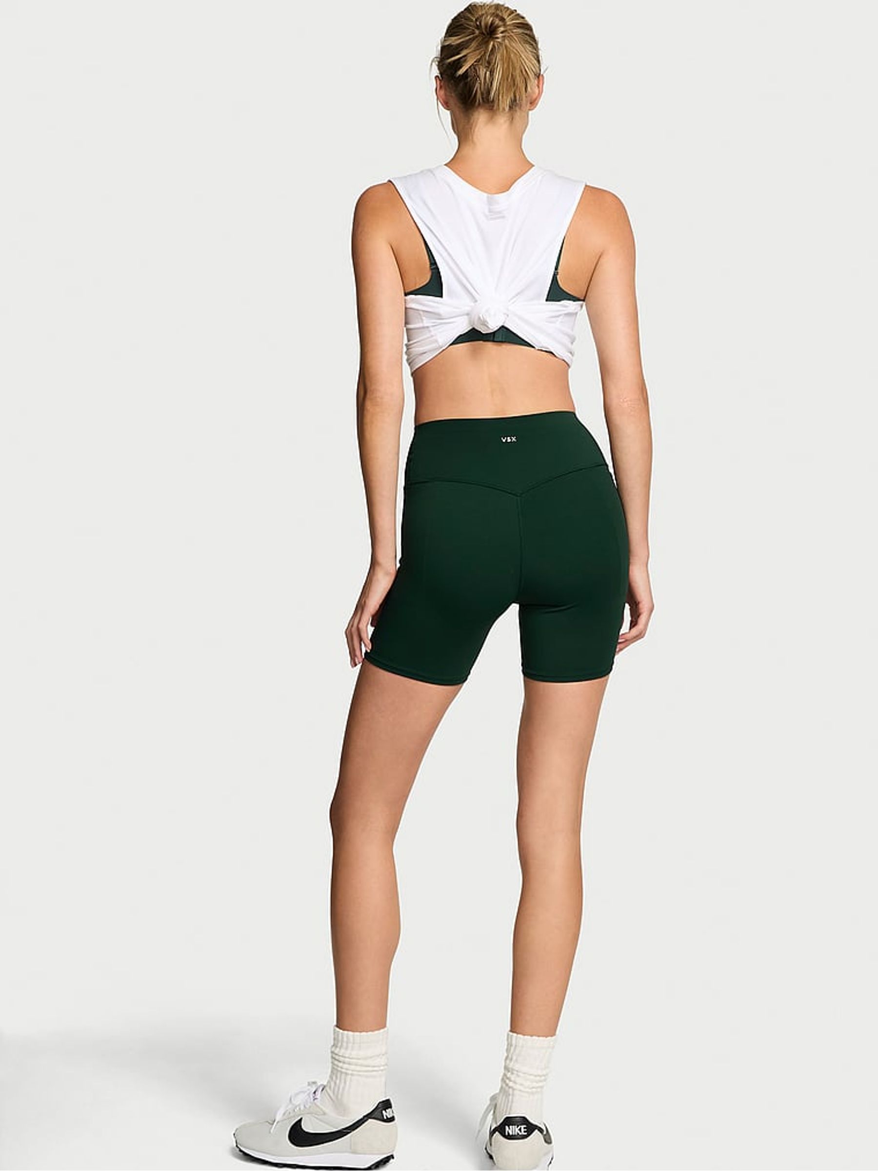 Cilantro Green Elevate™ High Rise Cycling Shorts - Image 2 of 3
