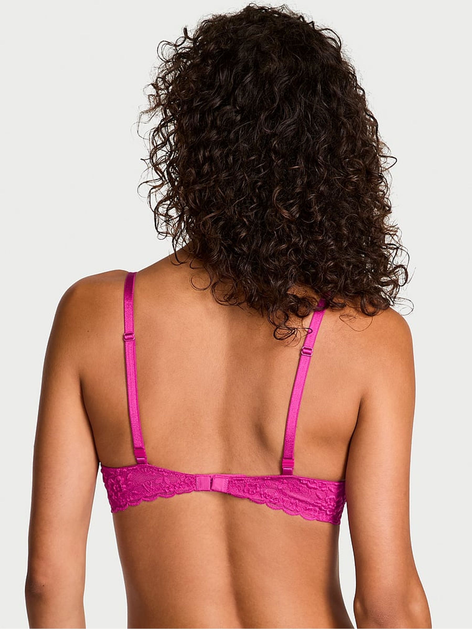 Allure Pink Demi Sexy Tee Lace Bra - Image 2 of 3