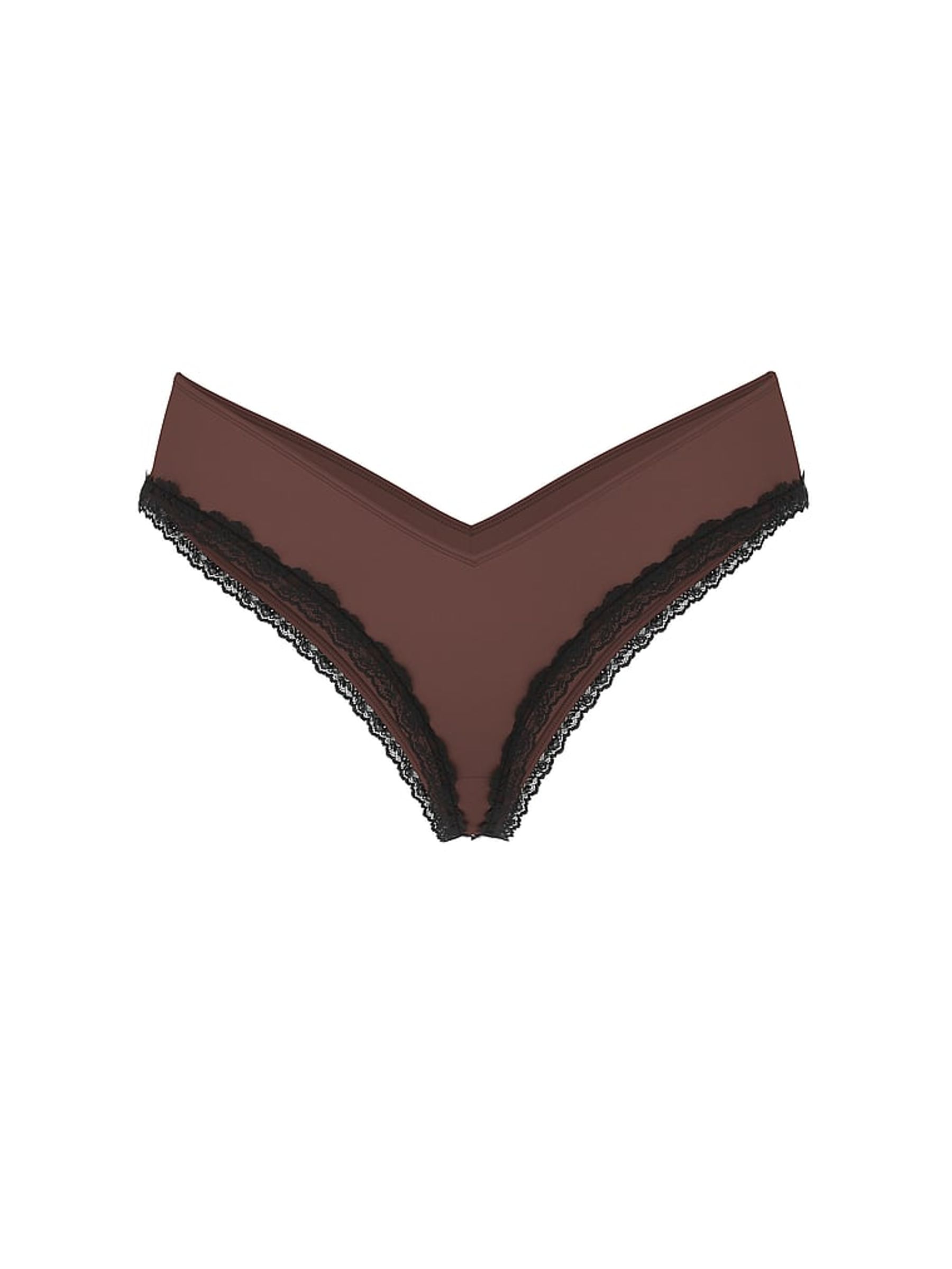 Ganache Nude Cheeky Lace Trim Knickers - Image 3 of 3