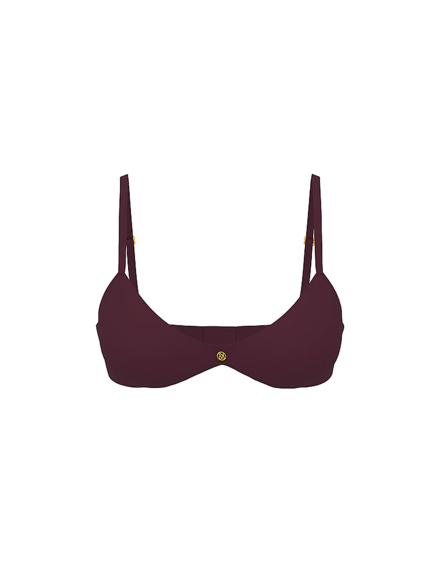 Winter Wine Red Non Wired Push Up So Obsessed Bra - Image 3 of 3