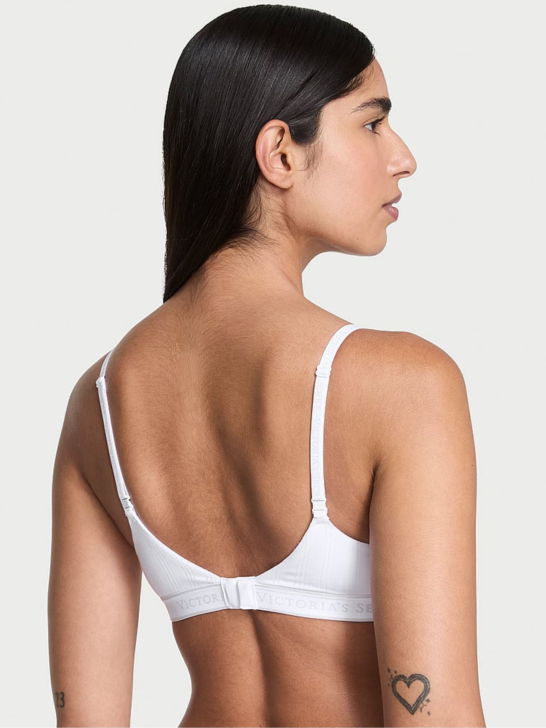 White Full Cup Push Up Modal Bra - Image 2 of 3