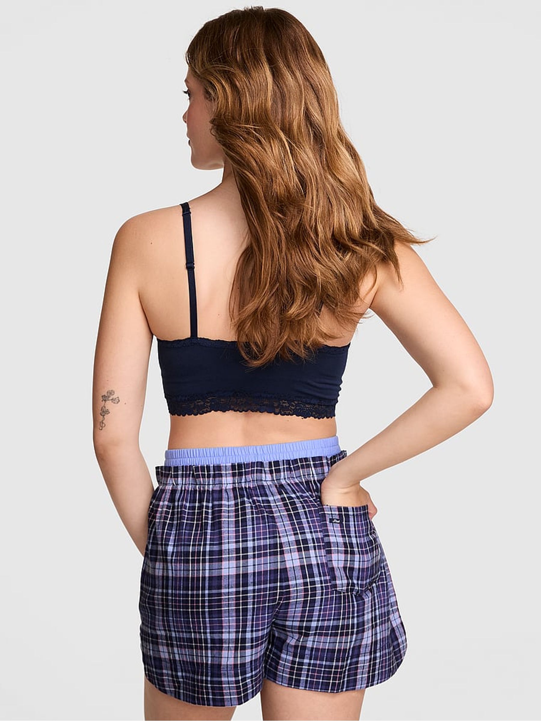 Noir Navy Blue Boyfriend Pyjama Bottoms - Image 2 of 3