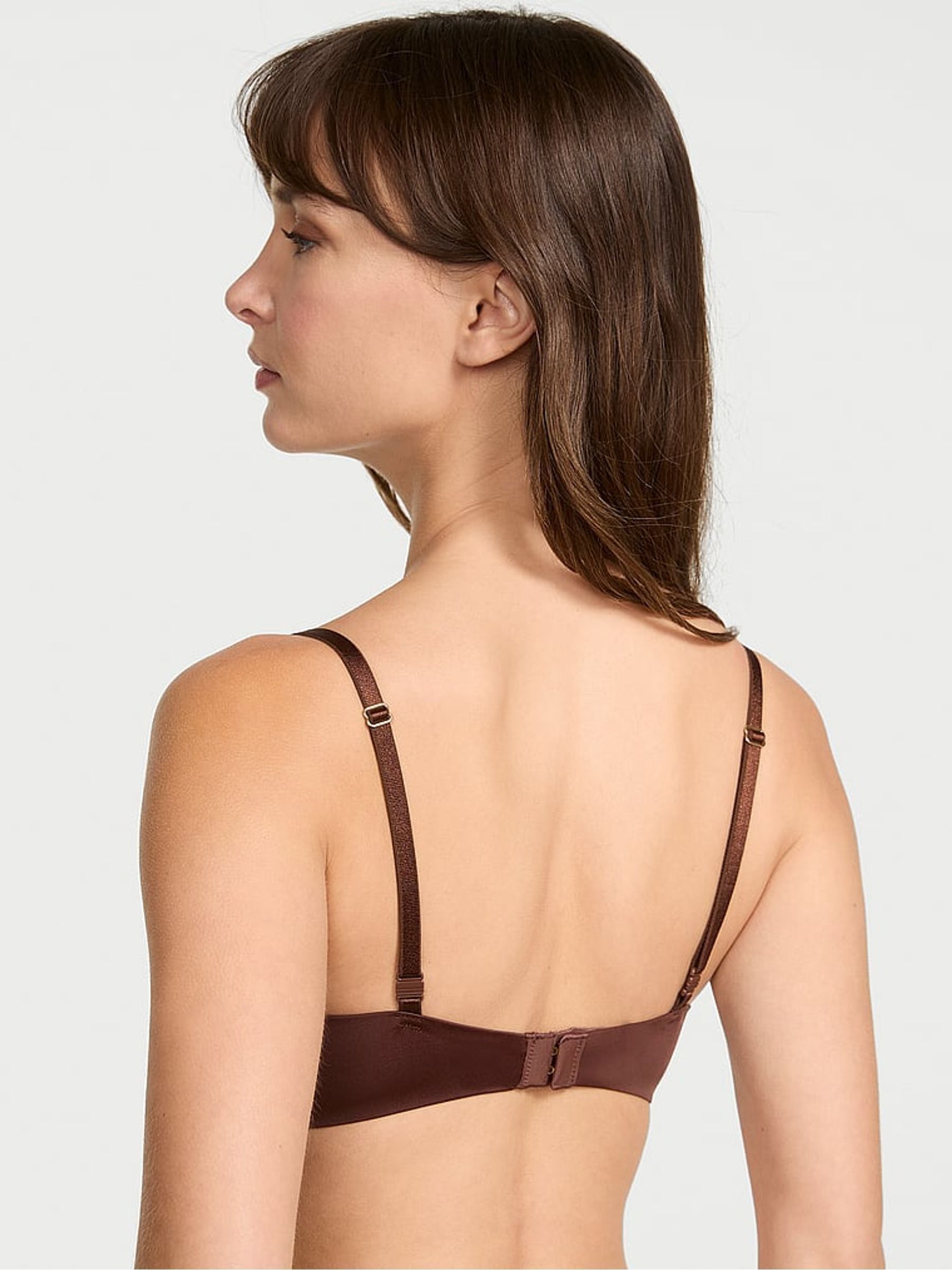 Ganache Nude Add 2 Cups Push Up Bombshell Lace Trim Bra - Image 2 of 5