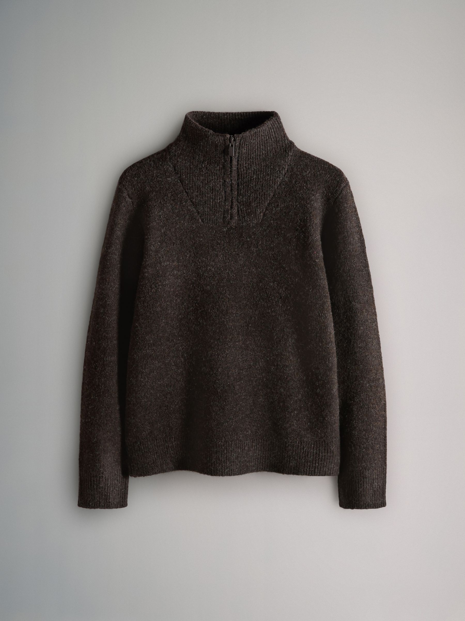 2 Pack Zip Neck Knitted Jumpers - Image 2 of 5 2 Pack Zip Neck Knitted Jumpers - Image 2 of 5
