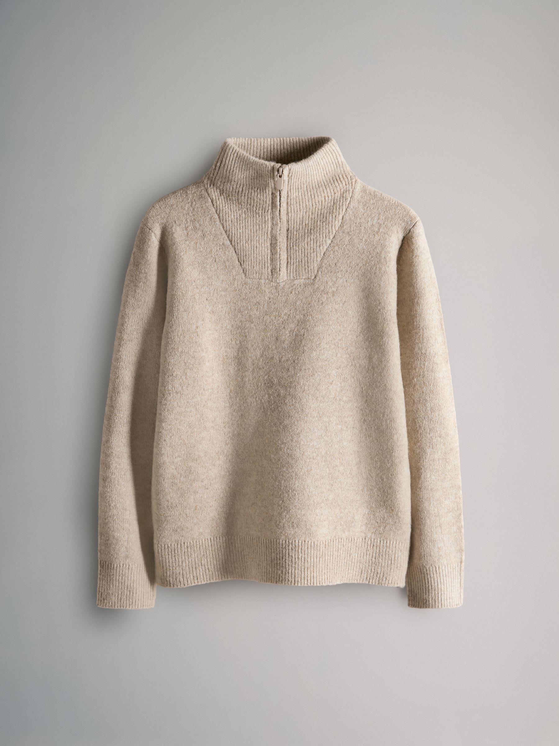 2 Pack Zip Neck Knitted Jumpers - Image 3 of 5