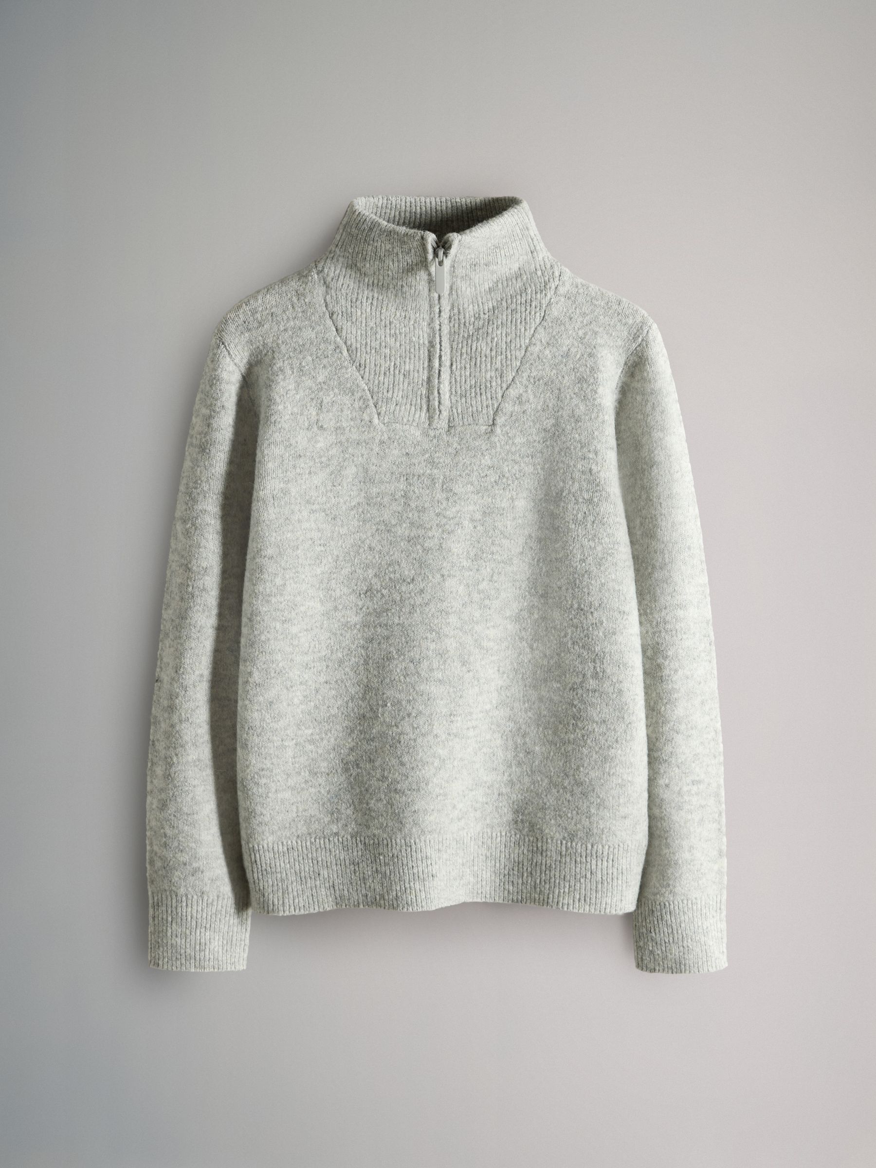 2 Pack Zip Neck Knitted Jumpers - Image 2 of 5