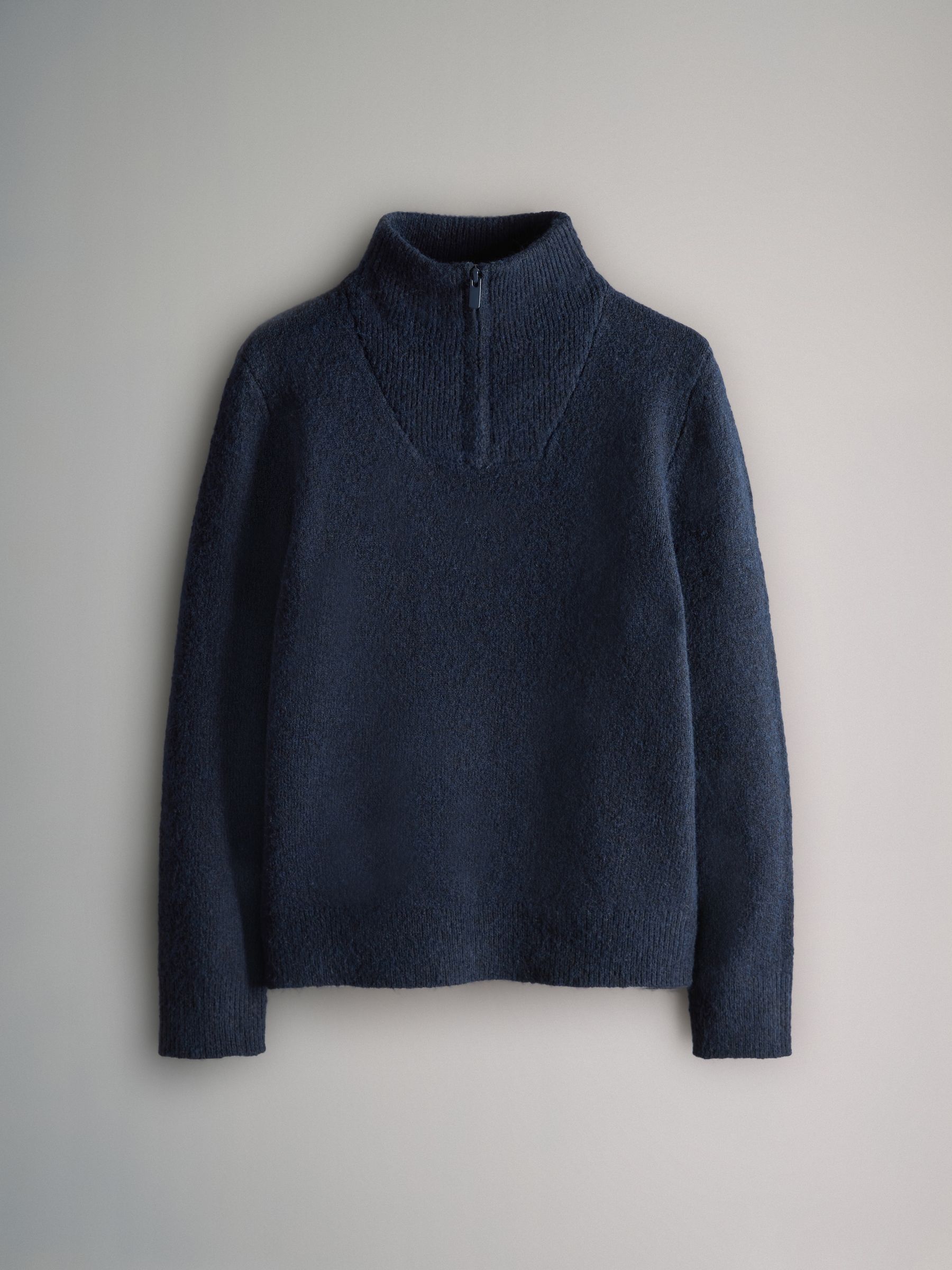 2 Pack Zip Neck Knitted Jumpers - Image 3 of 5