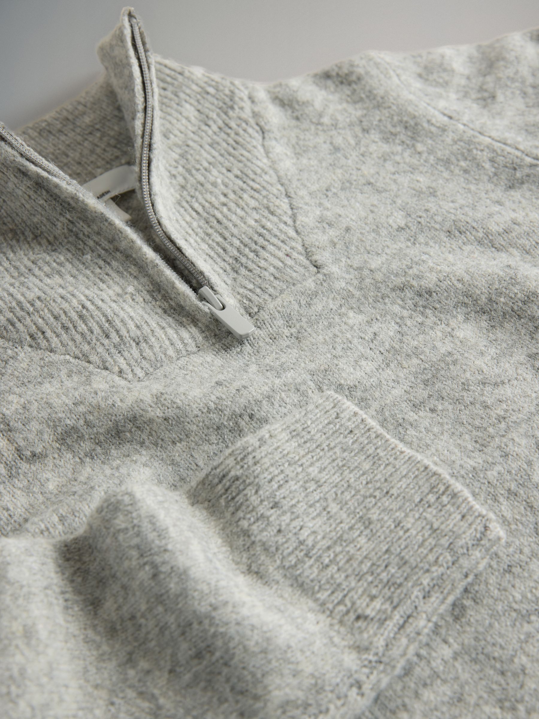 2 Pack Zip Neck Knitted Jumpers - Image 5 of 5