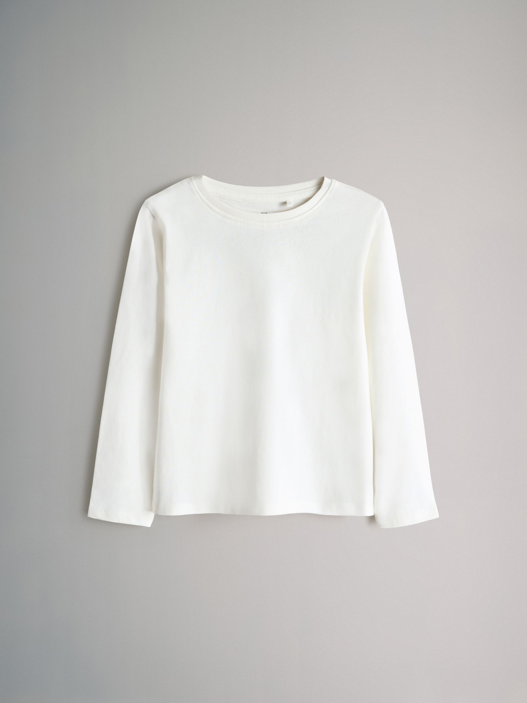 Grey Check/Black/Cream 3 Pack Long Sleeve Cotton Jersey T-Shirt and Woven Bottom Pyjamas Set - Image 5 of 7