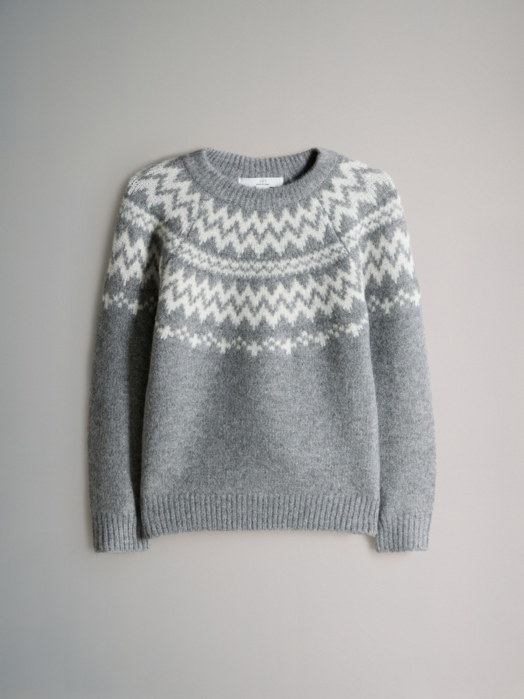 2 Pack Unisex Kids Family Fairisle Knit Jumpers - Image 8 of 10