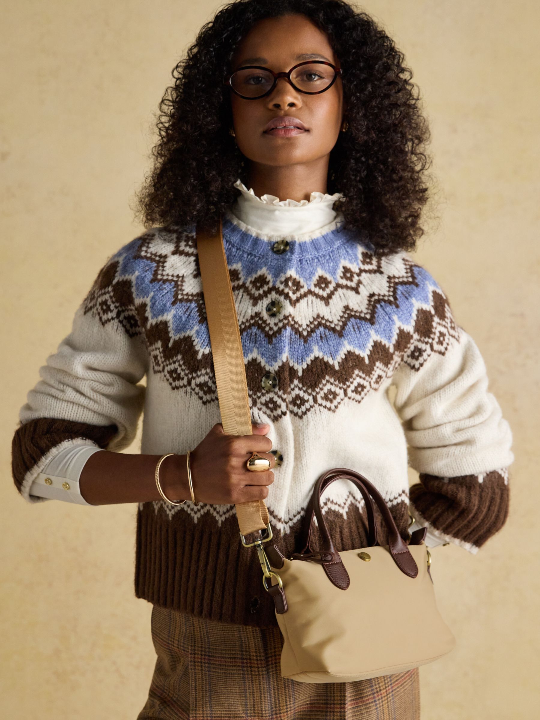 Edie Natural Crossbody Bag - Image 2 of 7