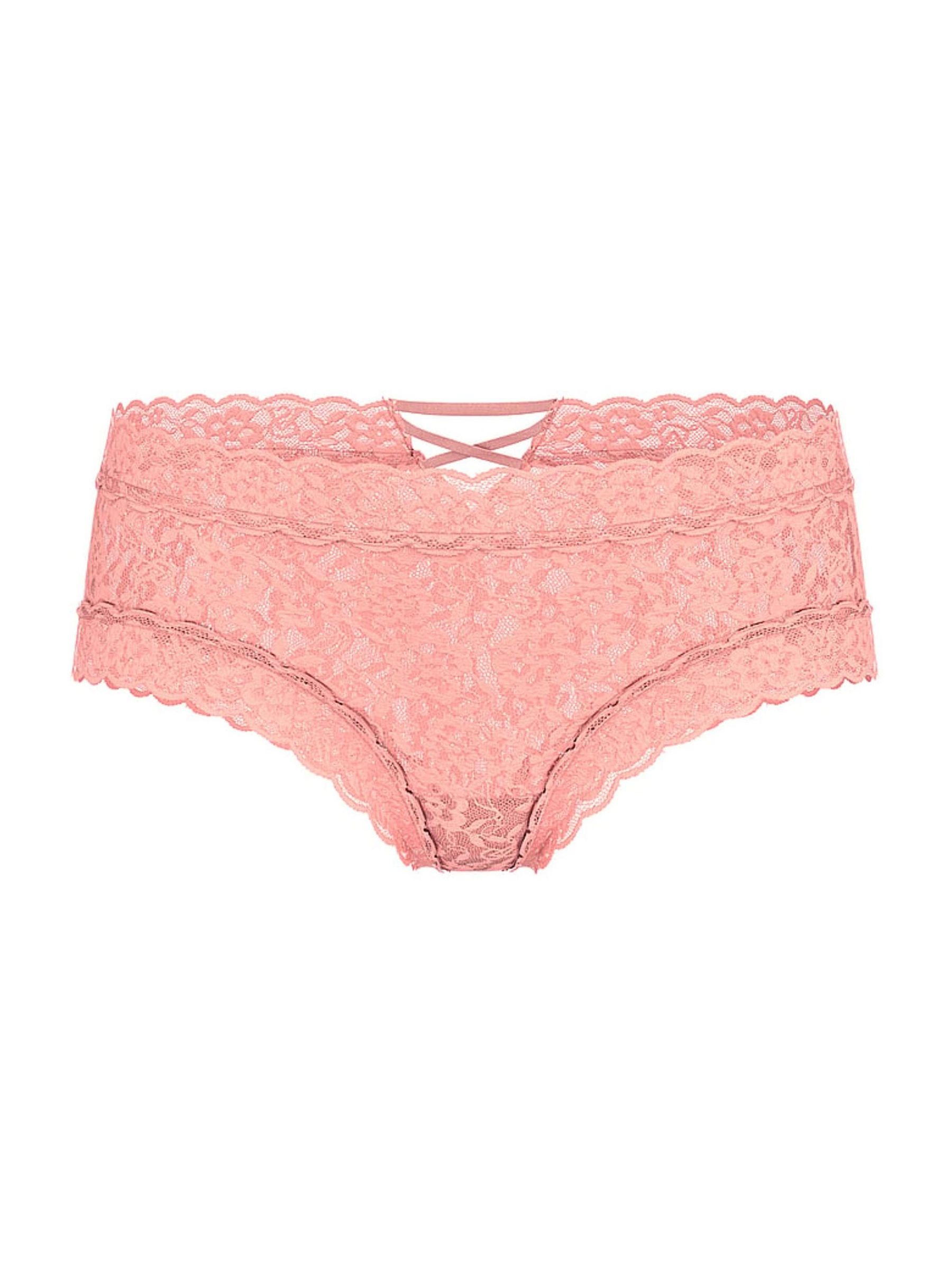 Peachy Orange Cheeky Strappy Back Knickers - Image 3 of 3