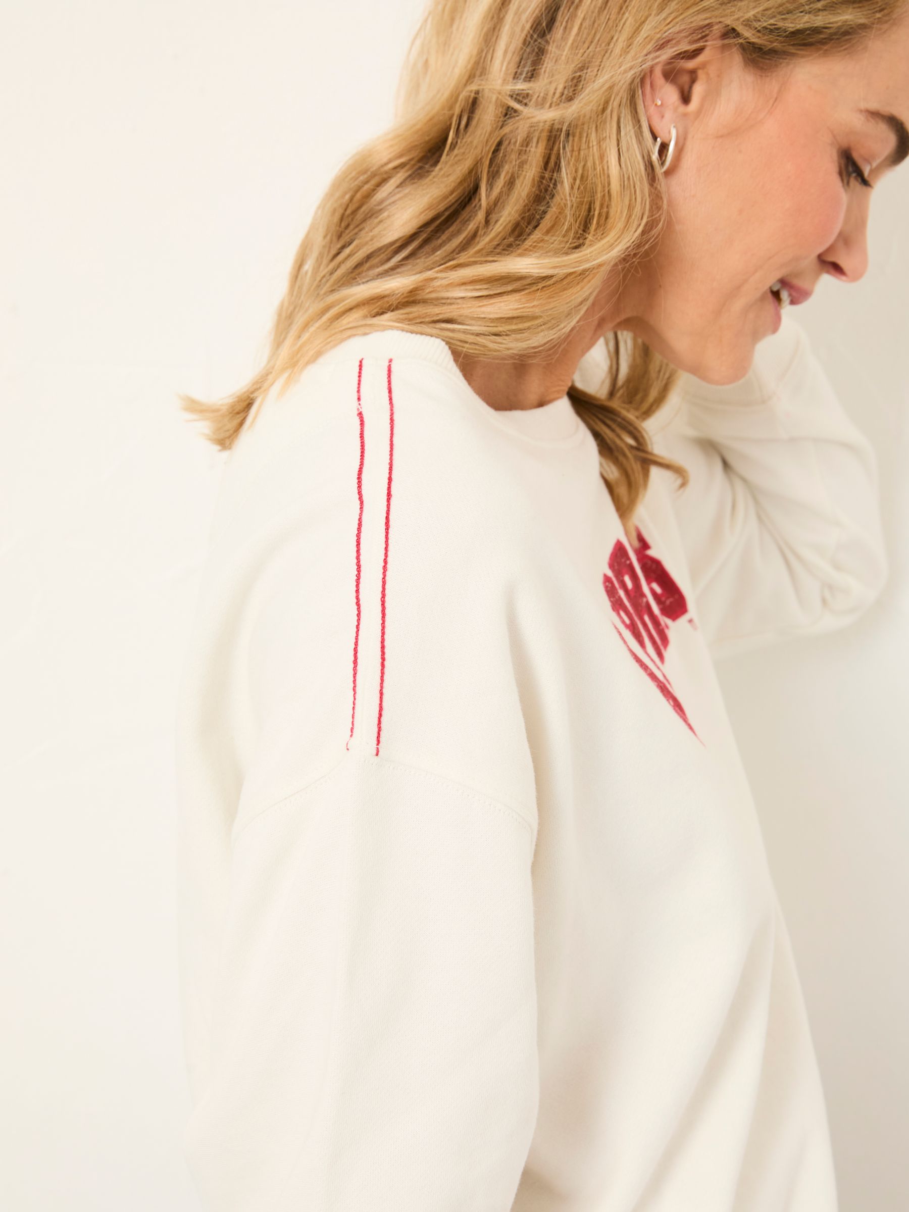 Emily Ivory Apres Graphic Crew Sweatshirt - Image 6 of 6