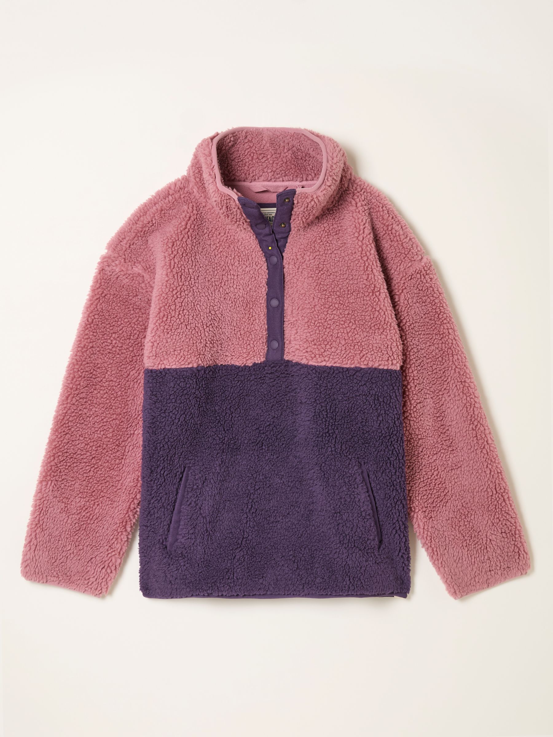 Zoe Purple/Pink Colour Block Fleece - Image 5 of 5