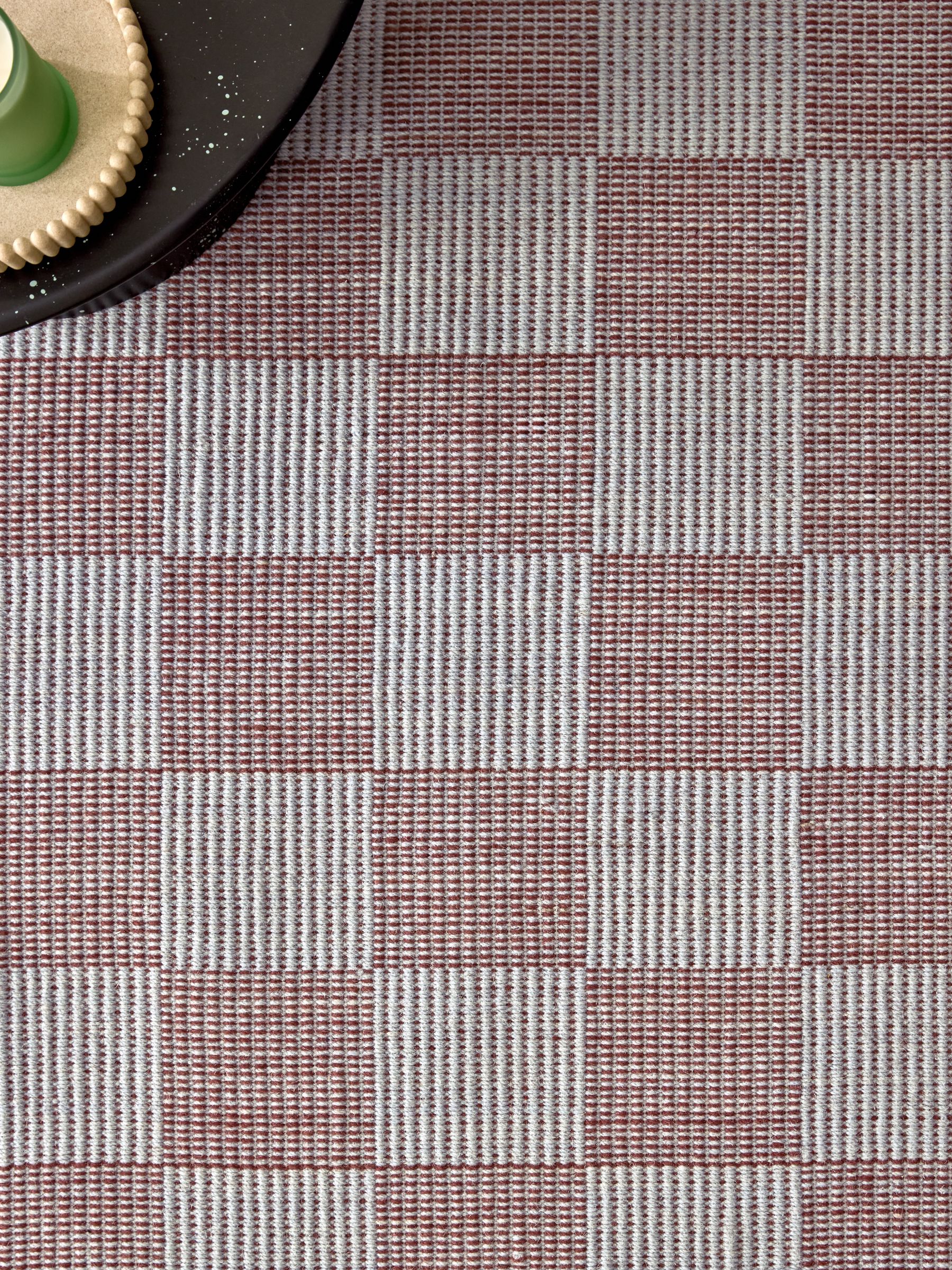 Juliette Flatweave Rug in Blue - Image 2 of 5