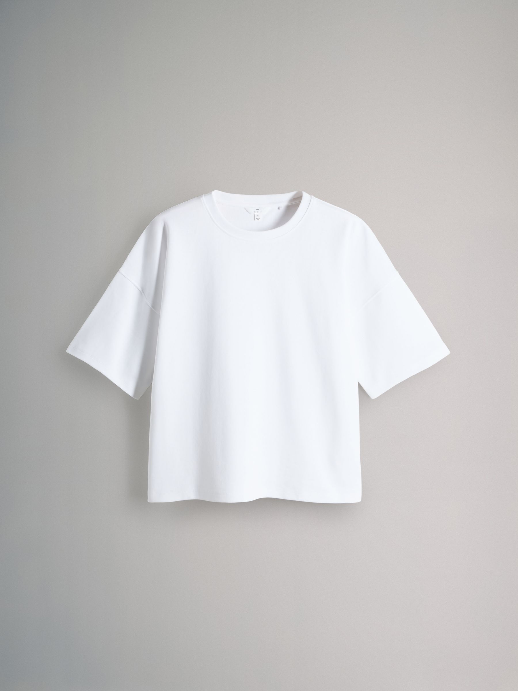 Navy/ Grey Marl/ White - 3 Pack Heavyweight Premium Boxy T-Shirts - Image 9 of 12