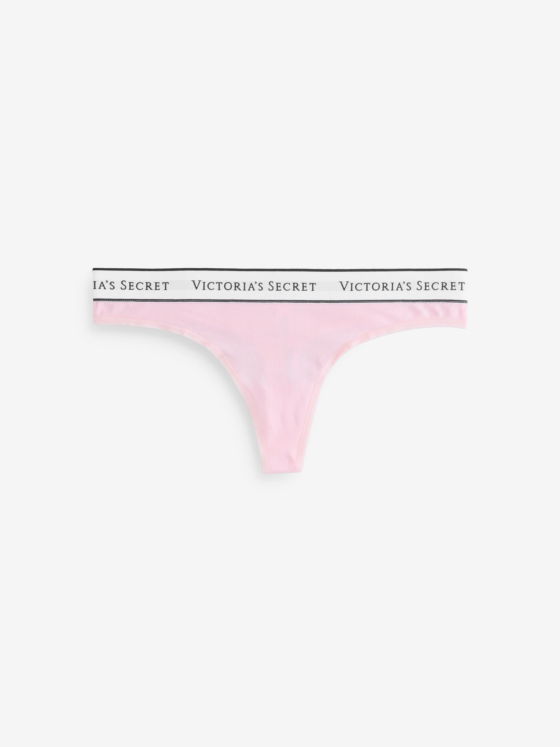 Black/Pink/Nude Thong Logo 4 Pack Knickers - Image 2 of 7